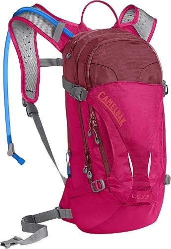 CamelBak Mochila de hidratación para bicicleta de montaña L.U.X.E. para mujer, mochila de hidratación fácil de recargar, 100 onzas