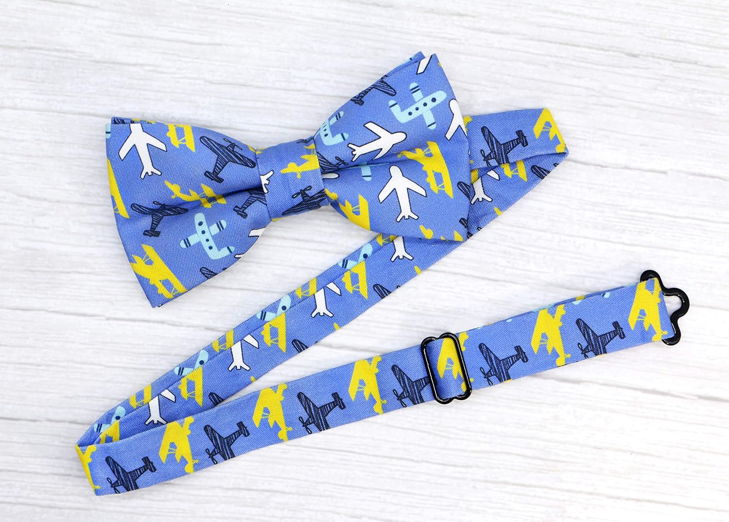 OCIA Funny Pattern Pre-tied Bow Tie Cotton Adjustable Bowtie for Mens & Boys - Various Patterns
