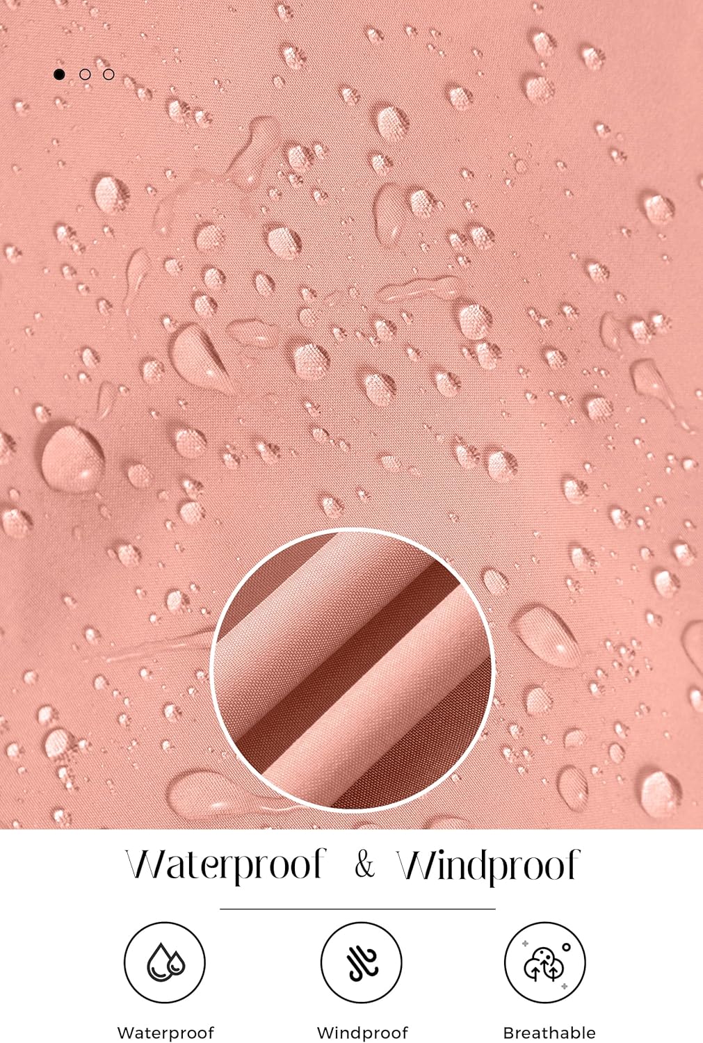 wantdo Girl's Waterproof Windbreaker Coat Snow Ski Jacket Warm Thick Rain Jacket Kids Winter Coats with Removable Hood