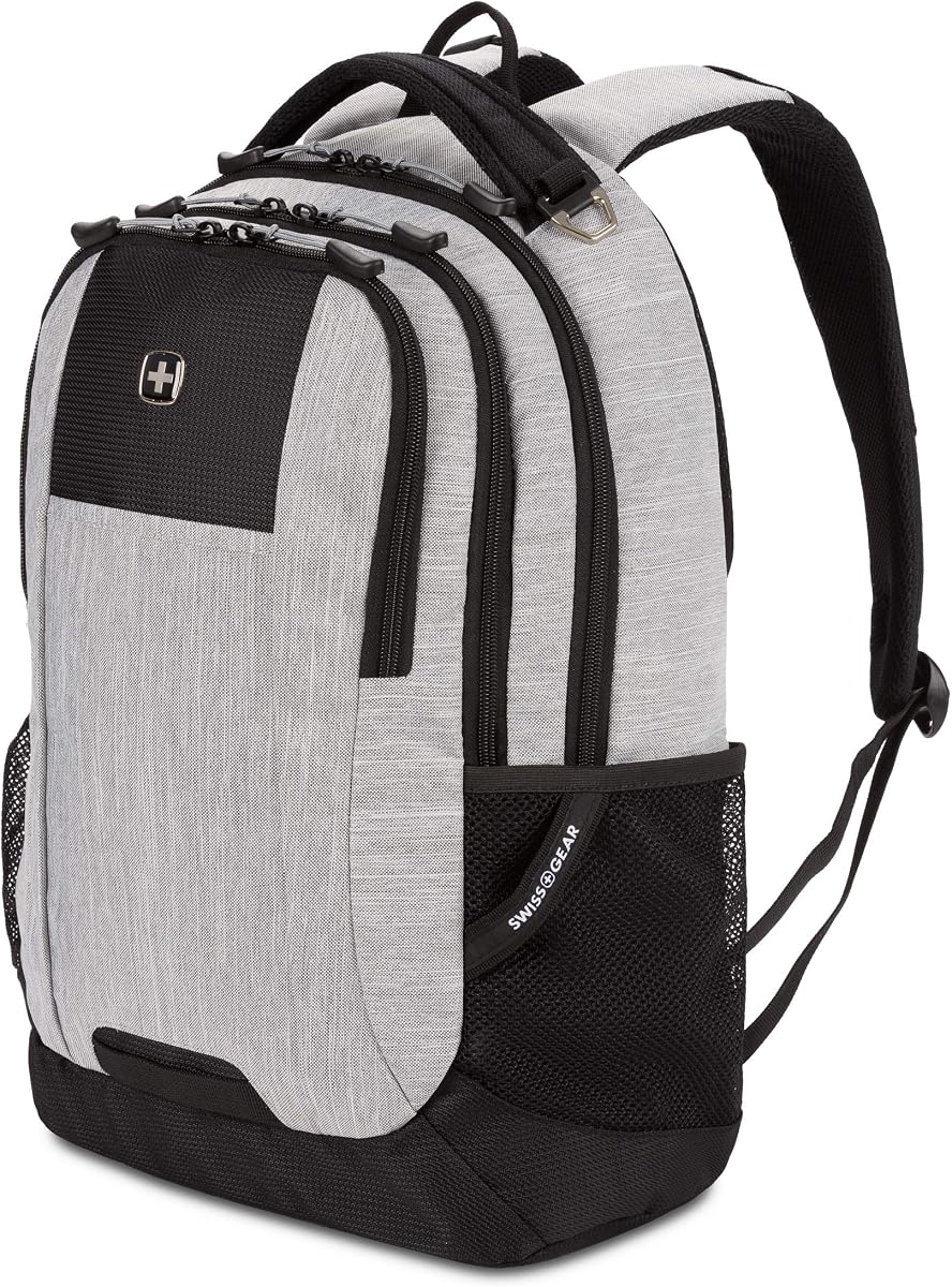 Cecil 5505 Mochila para portátil, gris jaspeado, 18 pulgadas