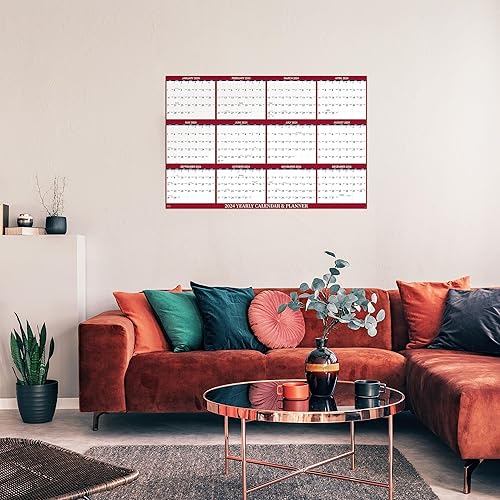 Miniatura 7 de Calendario de borrado en seco 2024, calendario de pared de borrado en seco 2024, calendario de pared anual, enero 2024 a diciembre 2024, 34.6 x 22.9