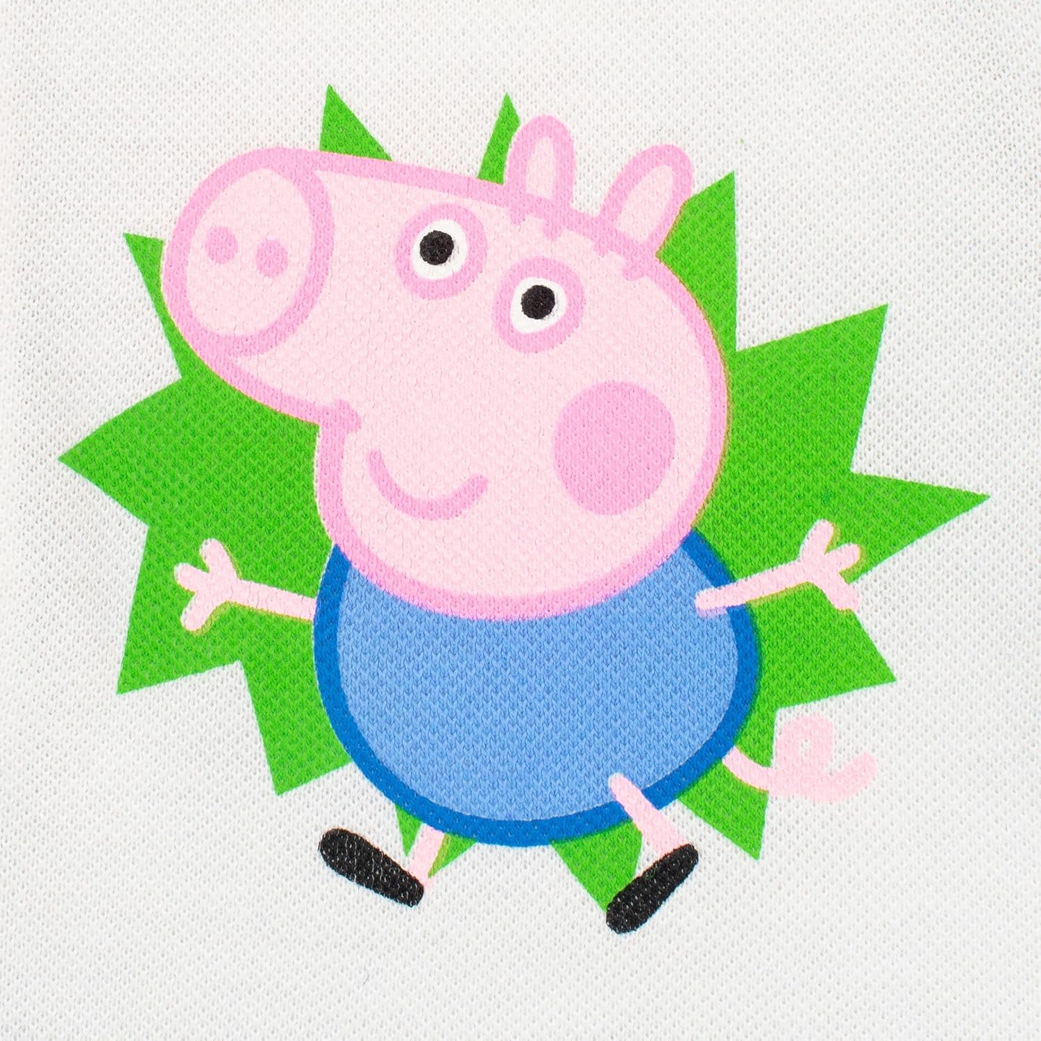 Peppa Pig Boys George Pig Polo Shirt Short Sleeve Polo Shirt for Kids