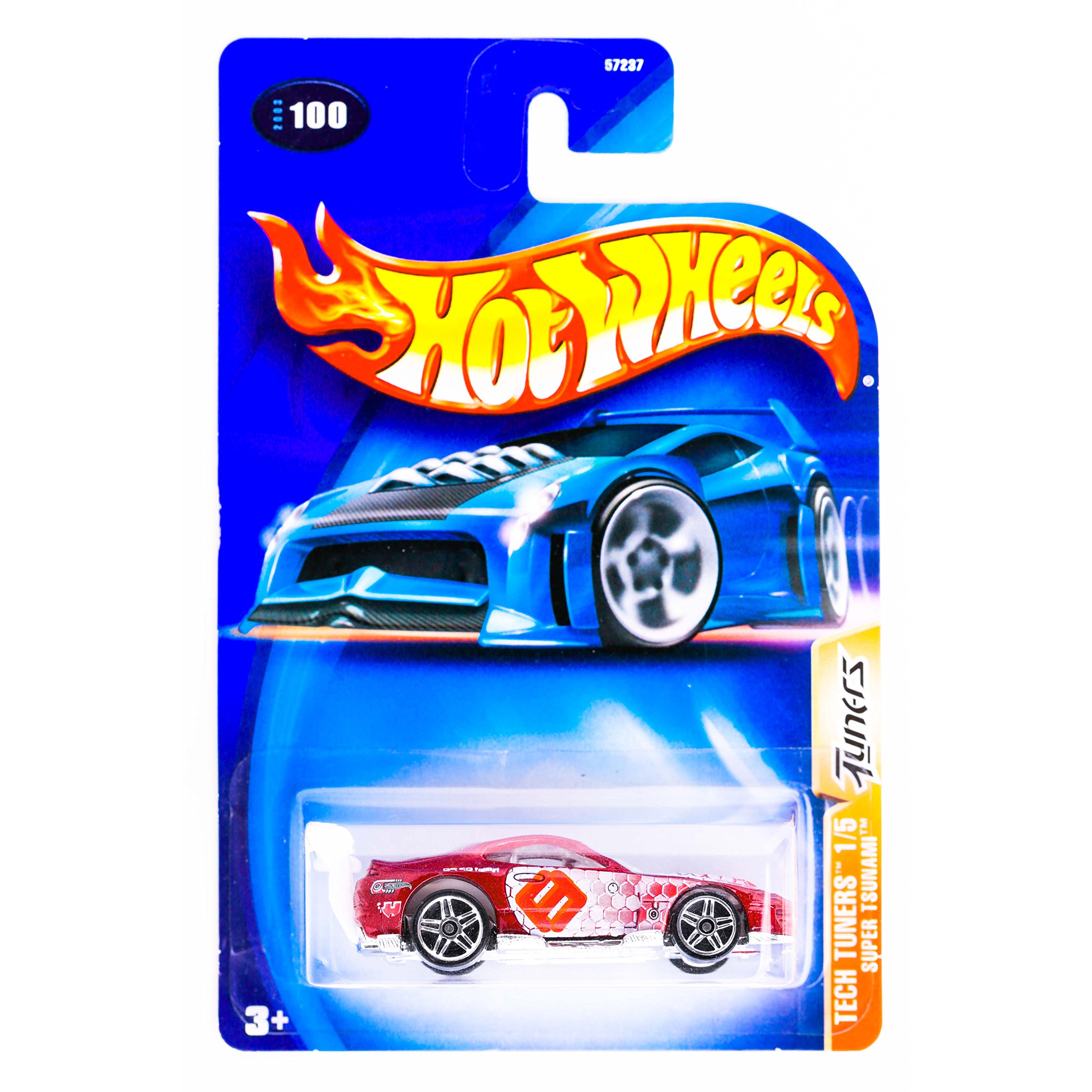 Amazon.com: Hot Wheels 2003 Tech Tuners Super Tsunami 1/5 RED 100
