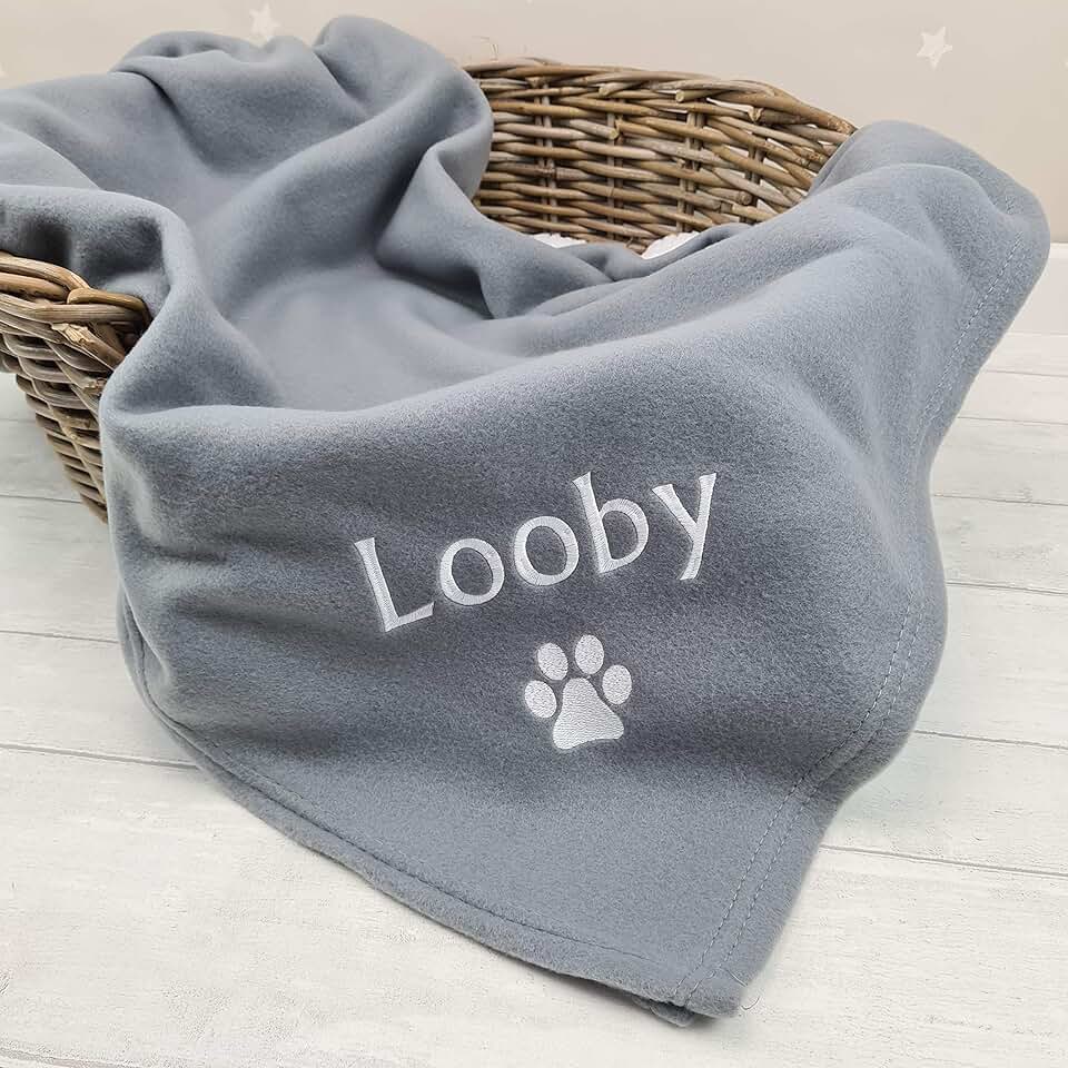 Amazon.co.uk personalised dog blanket