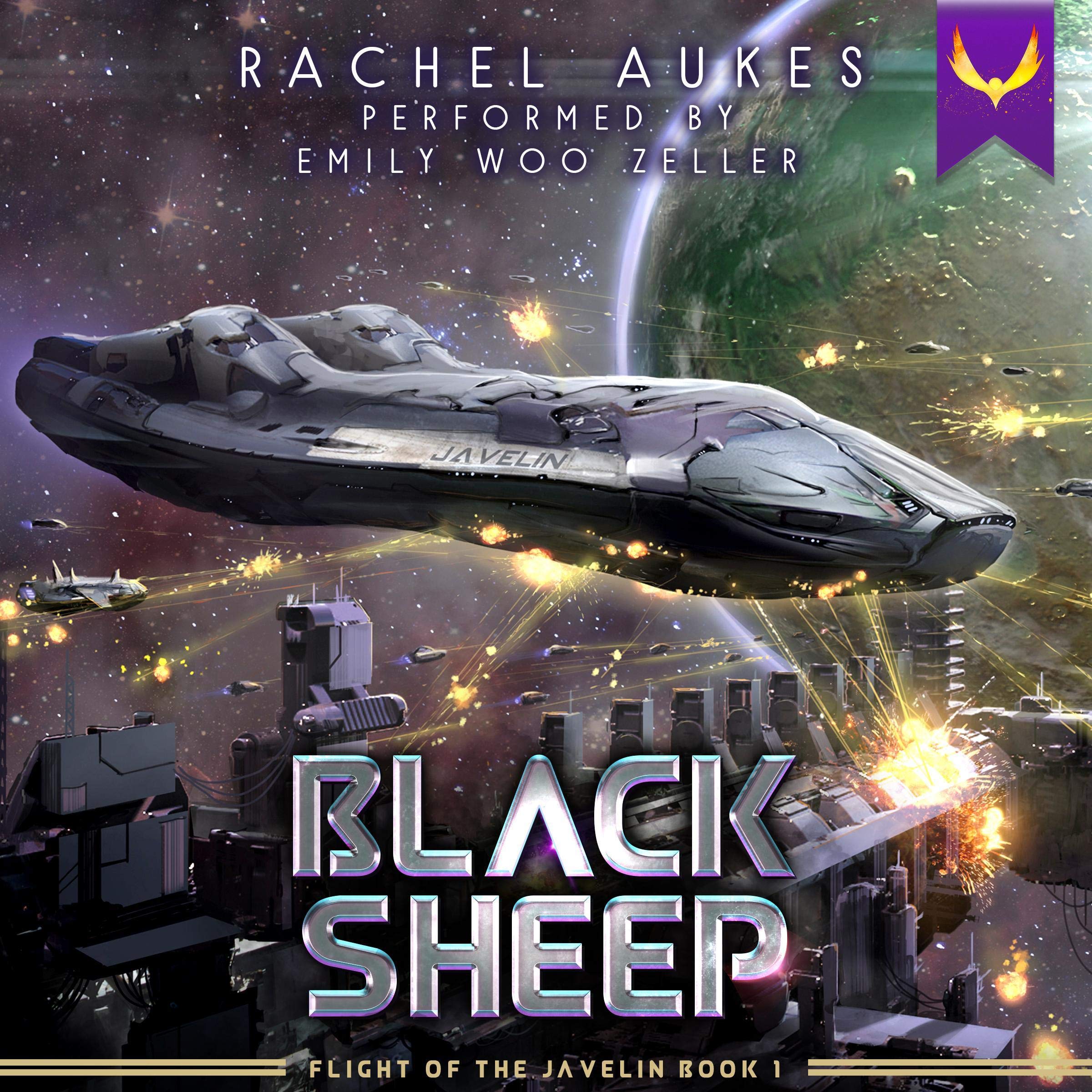 Cover art for Black Sheep: A Space Opera Adventure (Flight of the Javelin, Book 1)
