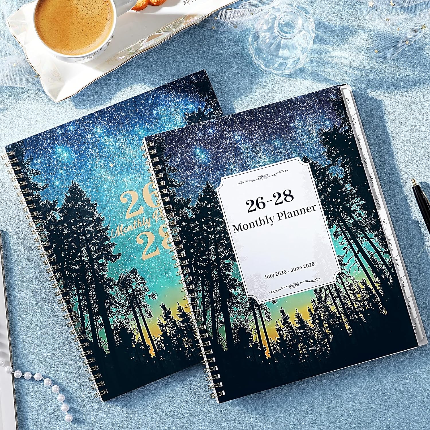 2026-2028 Monthly Planner - 2 Year Monthly Planner 2026-2028, July 2026 - June 2028, 9" x 11", 24 Months, Academic Calendar with Tabs, Inner Pocket, Notes Pages - Image 2