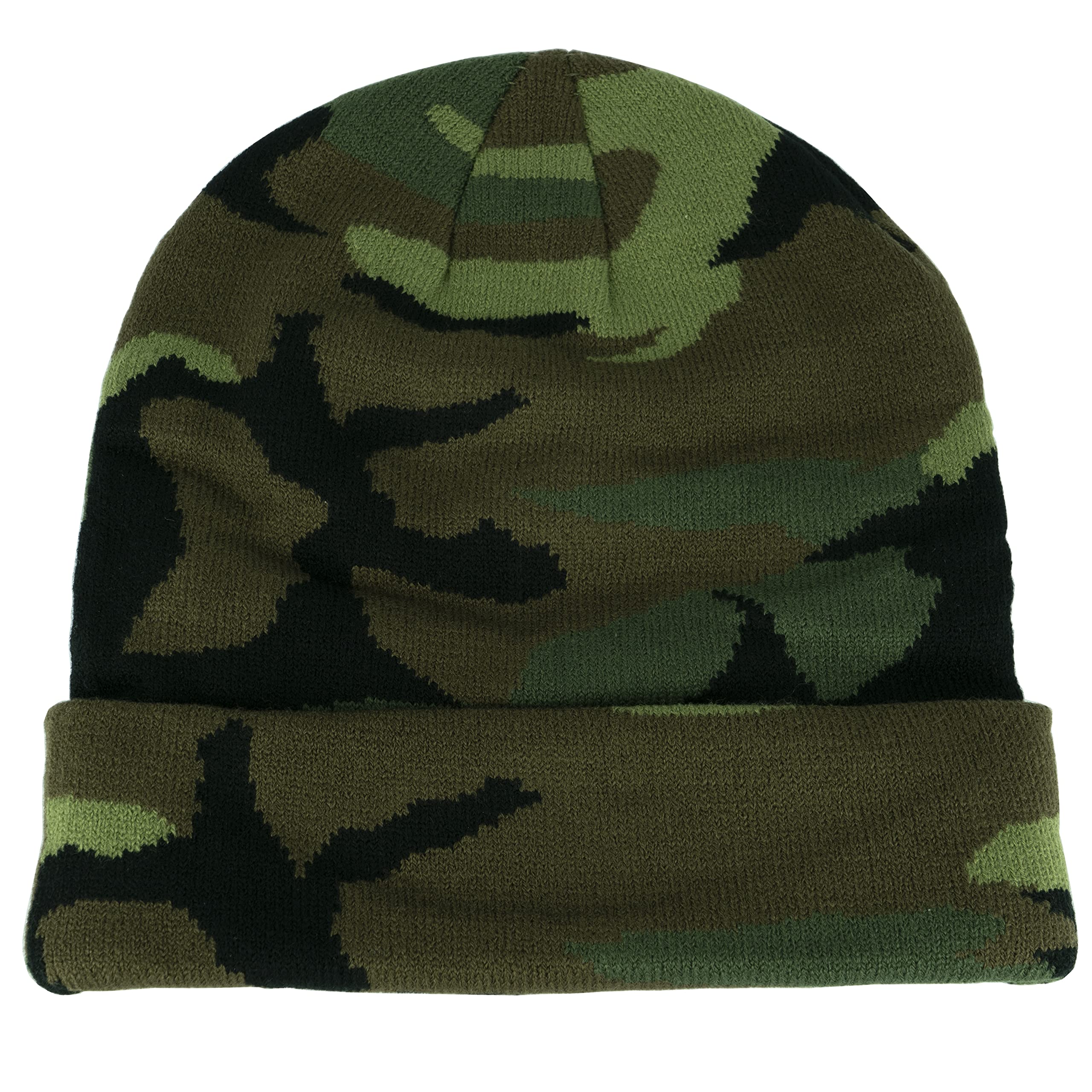 Gelante Unisex dzianinowa zimowa czapka beanie 6 szt. 2060A-moro-6 szt