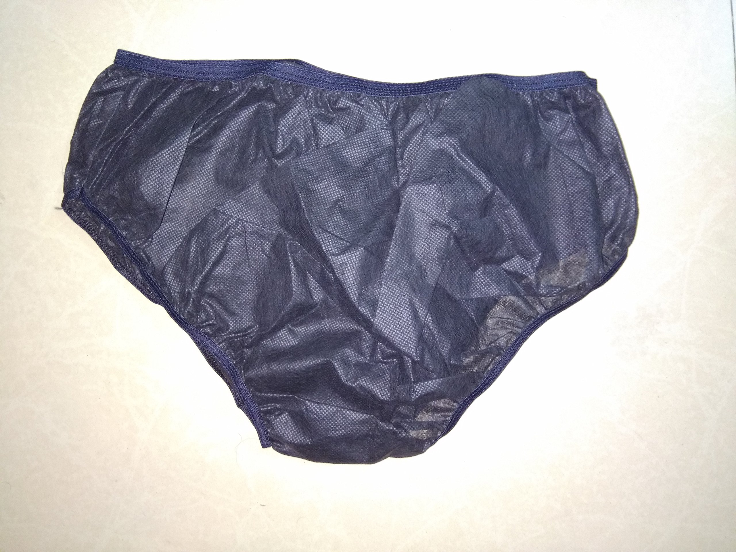 Ashwa Group Pack of 20 Non Woven Disposable Black Panty for Women