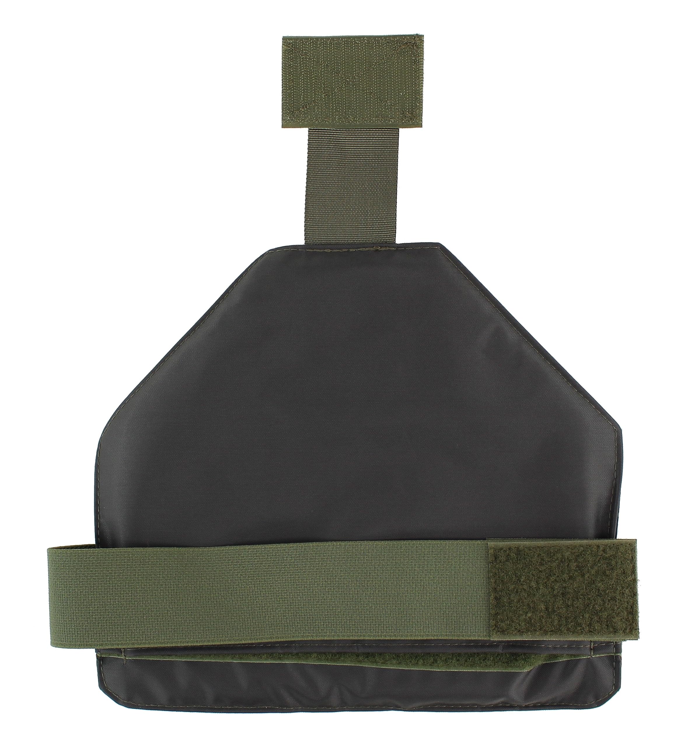 Zentauron Ballistischer Oberarmschutz Hülle für Plattenträger und Schutzweste | Taktischer Seitenschutz mit Klett & Gummiband | IRR/NIR Tarnung | Weichballistik kompatibel | Made in Germany