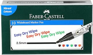 Faber-Castell Whiteboard Marker - Pack of 10 (Black) Price In India