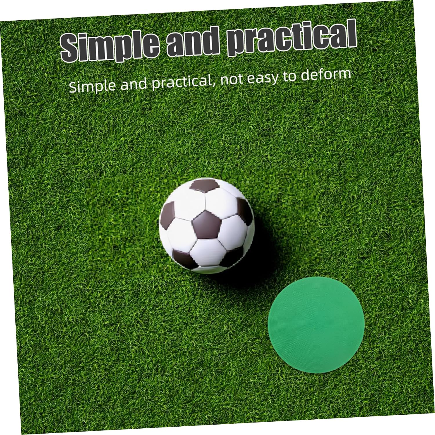 8pcs Soccer Agility Training Discs Versatile Round Markers for Indoor and Outdoor Football Drills and Easy to Clean Flat Training Tools