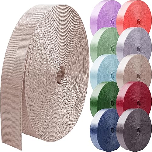 Miniatura 14 de Correas de nailon de 1 pulgada 1.5 pulgadas 2 pulgadas correa de nailon correas de mochila, 10 25 50 3.3 yardas correas Luz