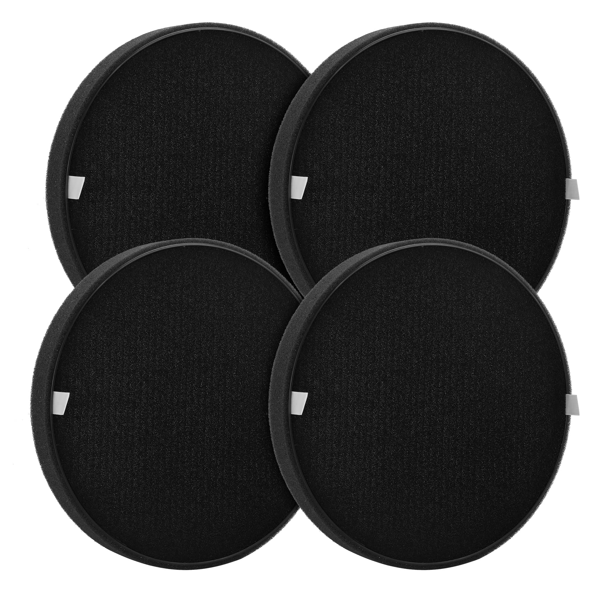 Breabetter 4-Pack Halo True HEPA Replacement Filter, Compatible with Pure Enrichment PureZone Halo Air Purifier PEAIRDSK, 2-in-1 True HEPA Filters