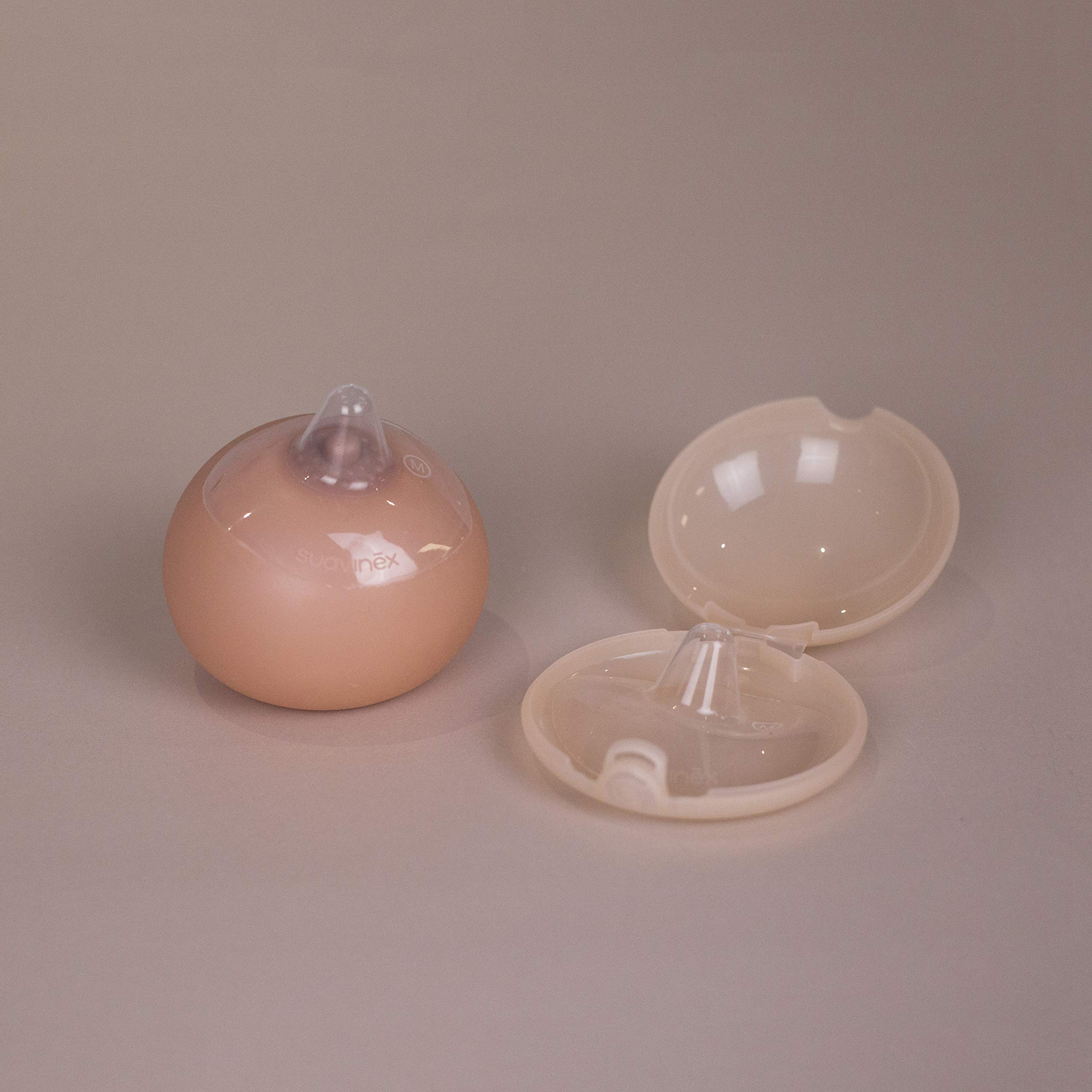 Suavinex Bouts de Sein en Silicone Taille M, 2 Unités