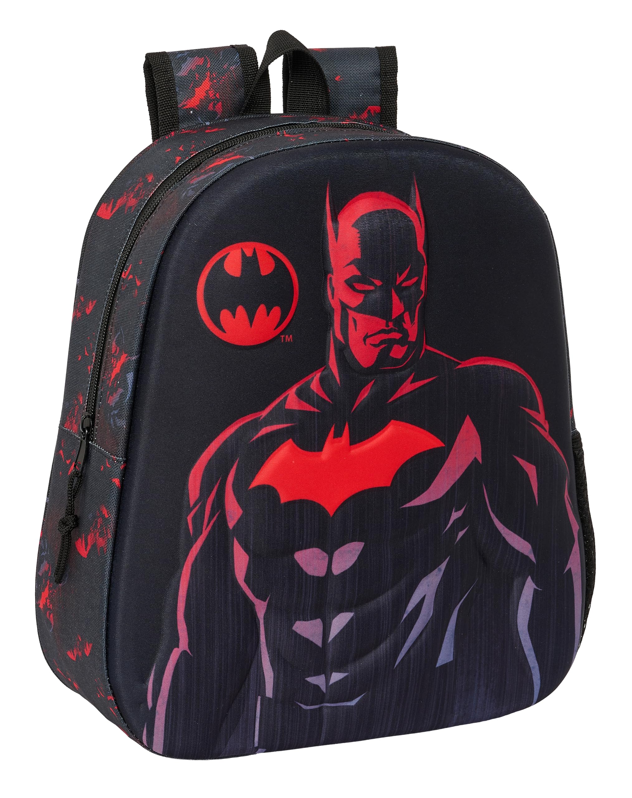 Safta Unisex Noir Backpack Dc Comics Batman
