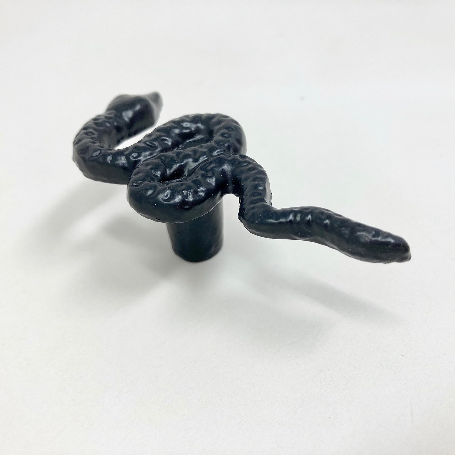 Black Animal Drawer Cabinet Knobs (Snake)