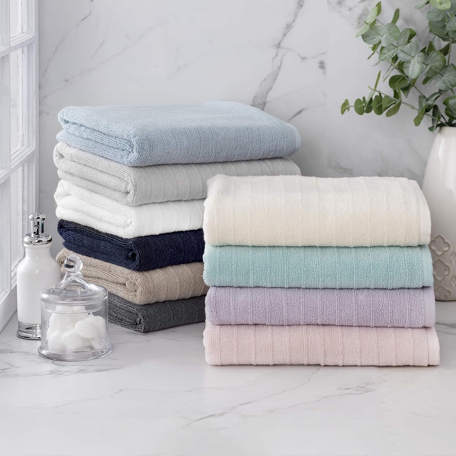 New Deal Welhome James | 4 Piece Bath Towels | Stripe Textured Blush Bathroom Towels | Soft & Absorbent Towels for Bathroom | Quick Dry Towels | 100% Cotton Bath Towels Black Friday Sale 2022 Welhome James | 4 Piece Bath Towels | Stripe Textured Blush Bathroom Towels | Soft & Absorbent Towels for Bathroom | Quick Dry Towels | 100% Cotton Bath Towels