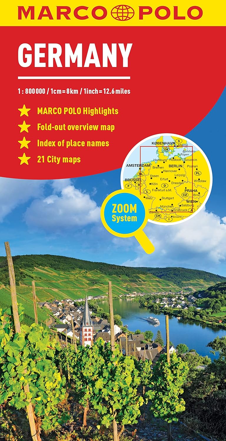 Germany Marco Polo Map (Marco Polo Maps) Marco Polo Travel Publishing