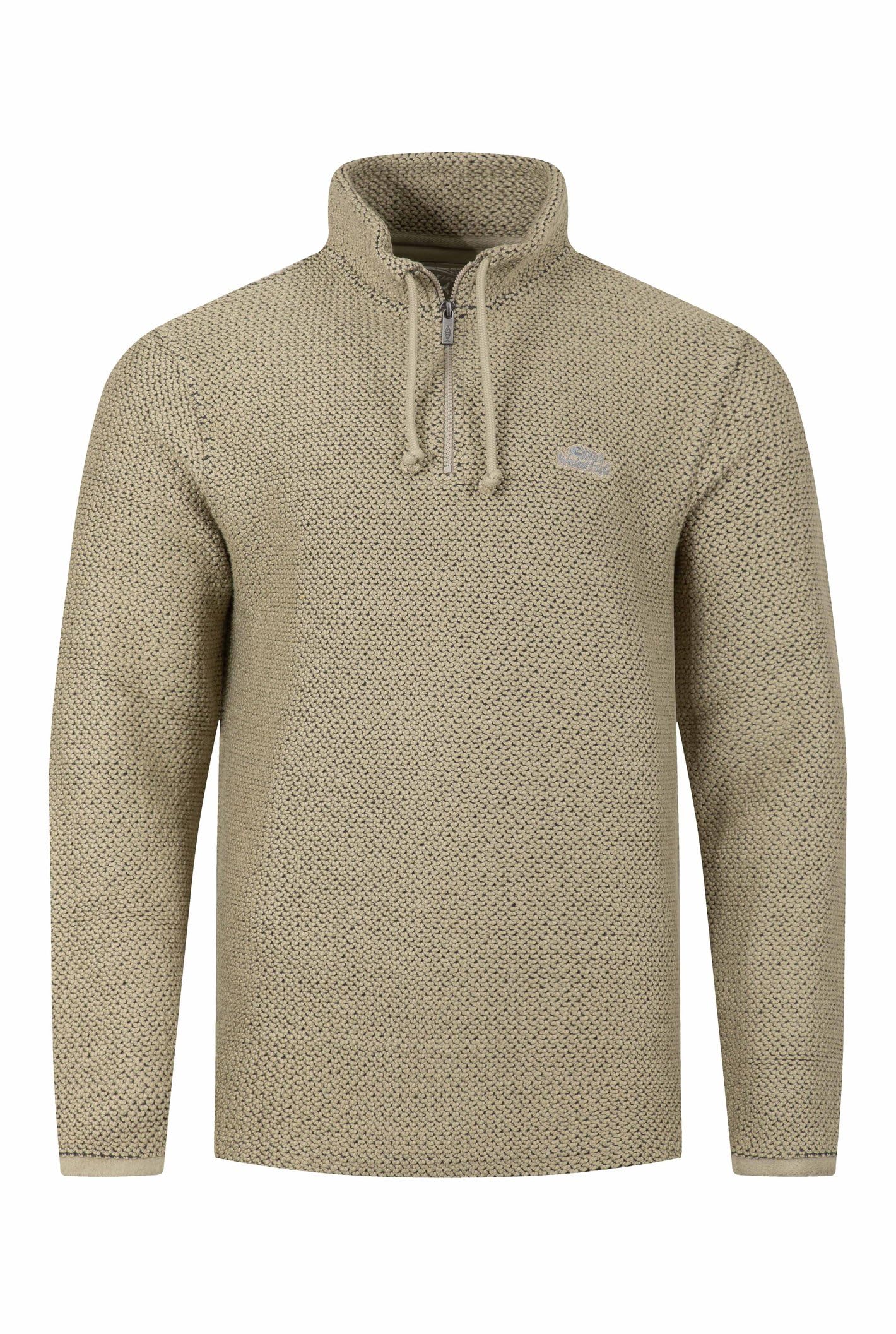 Weird Fish Men's Bracken Cruiser 1/4 Zip Macaroni Sweatshirt Size M. (Jumper/Sweater/Fleece)