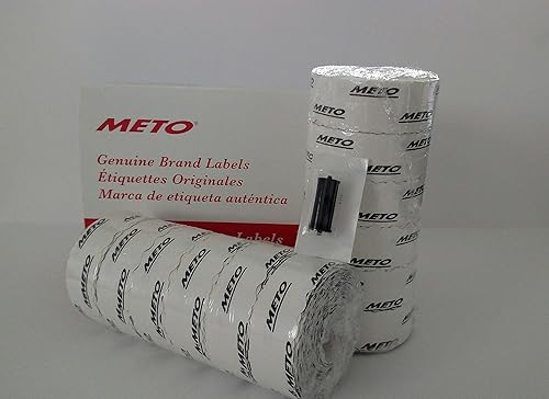 Meto Etiquetas Serie 2600 (blanco) Se adapta a pistolas de precios 5S.26, 826, 1026
