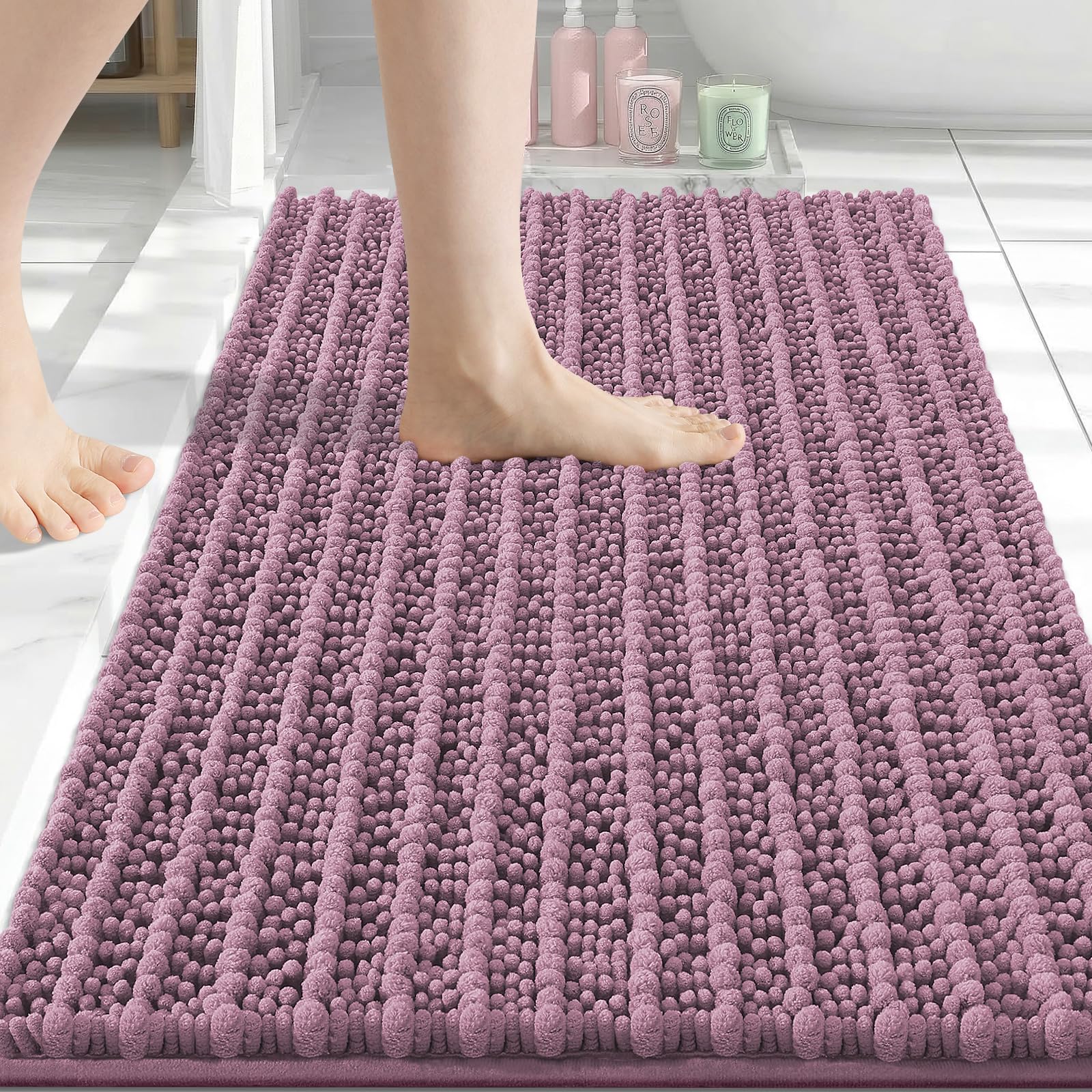 Photo 1 of Arotive Bath Rug 30" X 20" Deep Plum