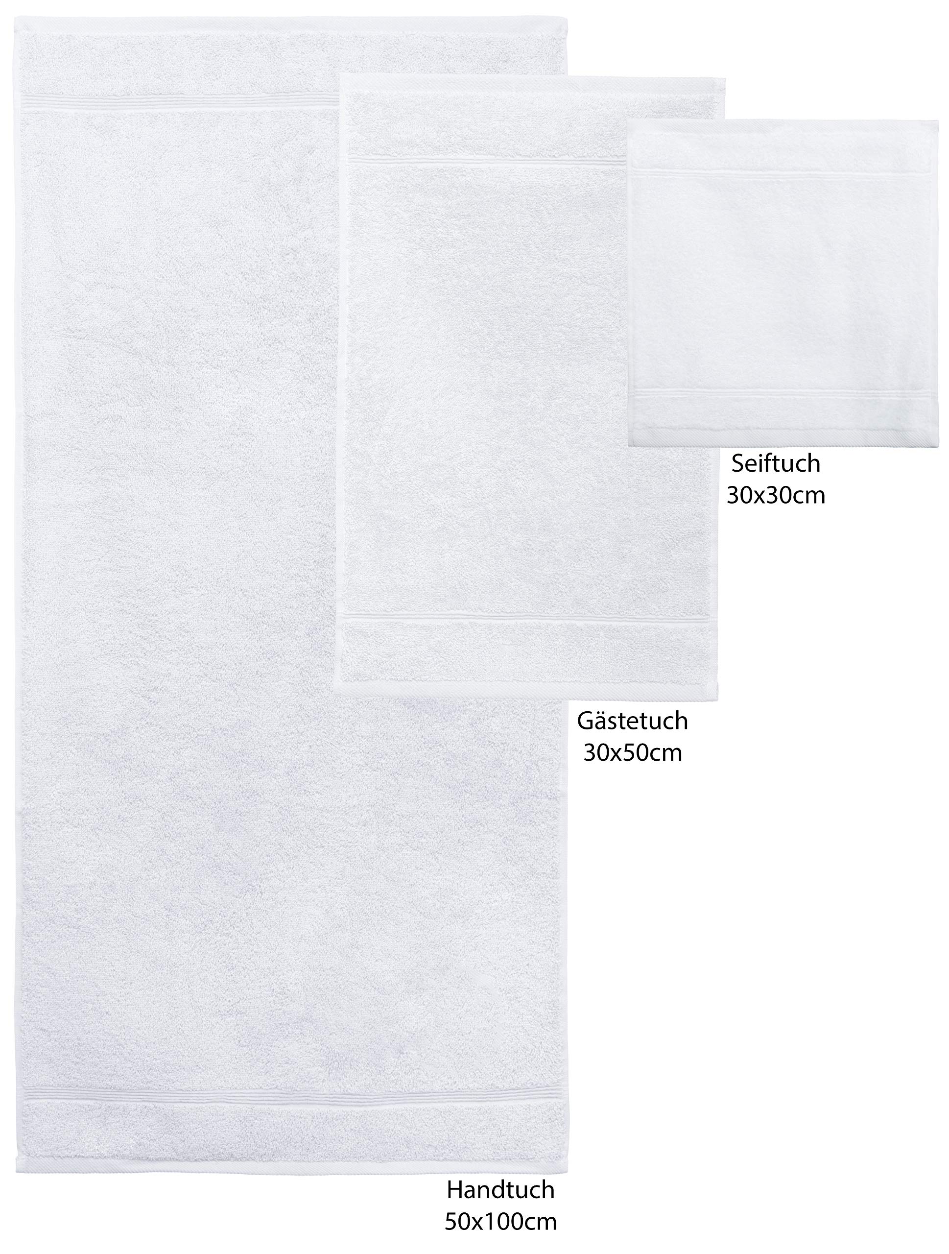 10 Asciugamani Ospiti 30x50cm - Cotone, Lavabili A 60°C, Con Gancetto, Qualità Albergo, Colore Blu Scuro - Foto 4