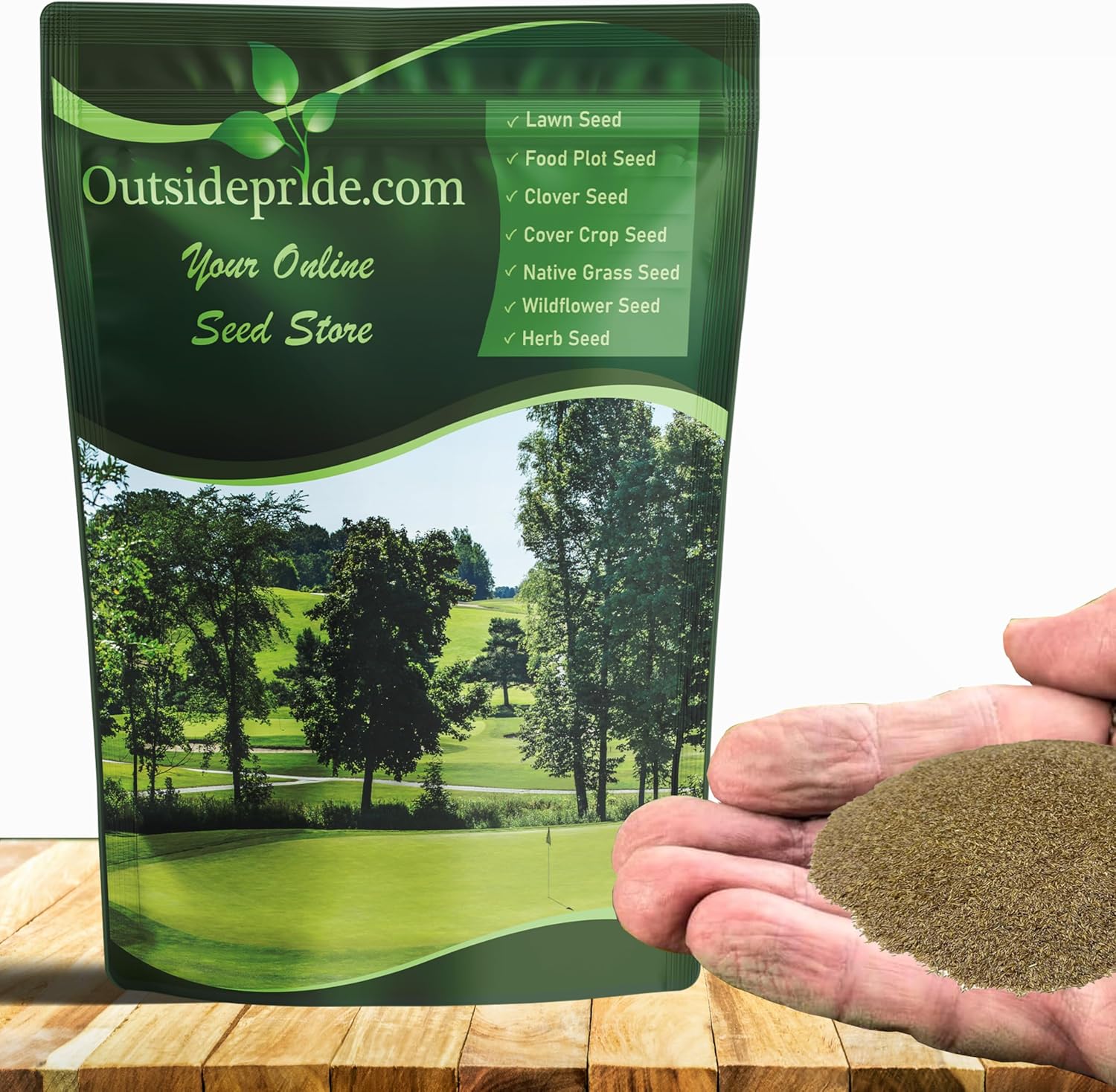 Outsidepride PC2.0 (Penncross) Creeping Bent Grass Seed – 2 lbs. Premium Golf Course Grade, Dense, Wear-Resistant Turf Grass Seeds for Tees, Putting Greens & Fairways, Ideal for High Traffic Areas