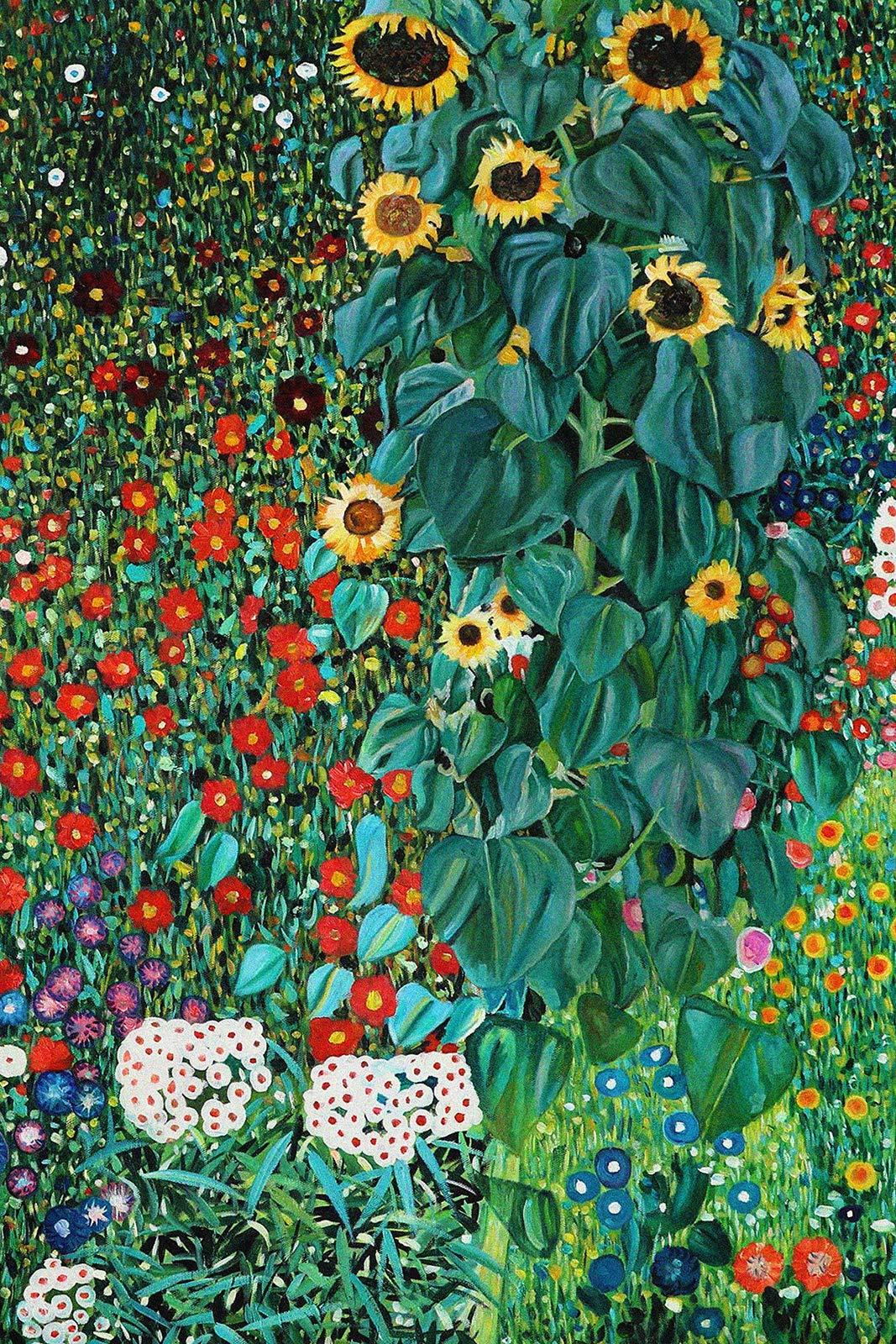 Amazon.com: Textured Paper - Gustav Klimt - Farm Garden with