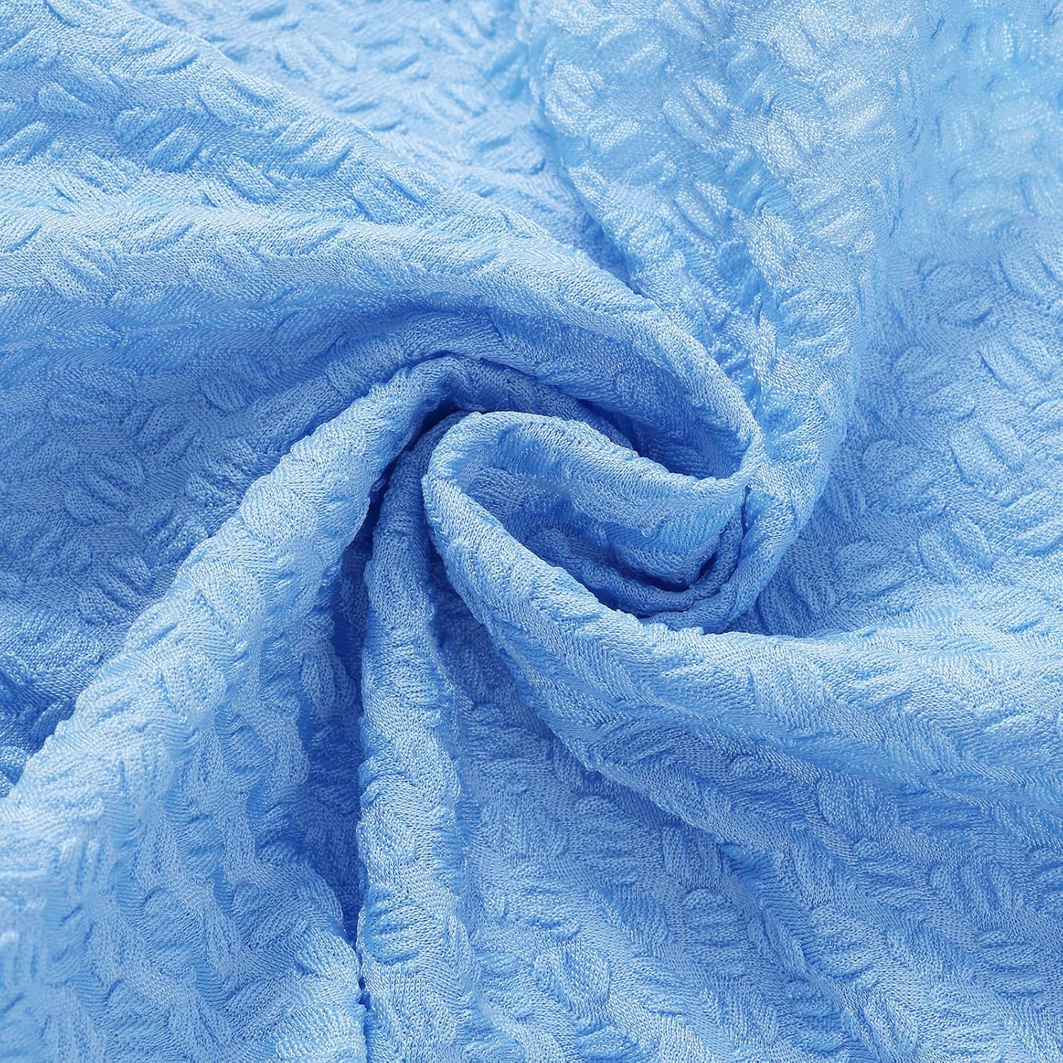 Girls Swimsuit Solid Bathing Suit 2 Piece Twist Cross Adjustable Straps Soft Lining Bikini for Teen Girls with Chest Pad Blue 9-10 Years image 7 of 7 B0DPGL8VQS