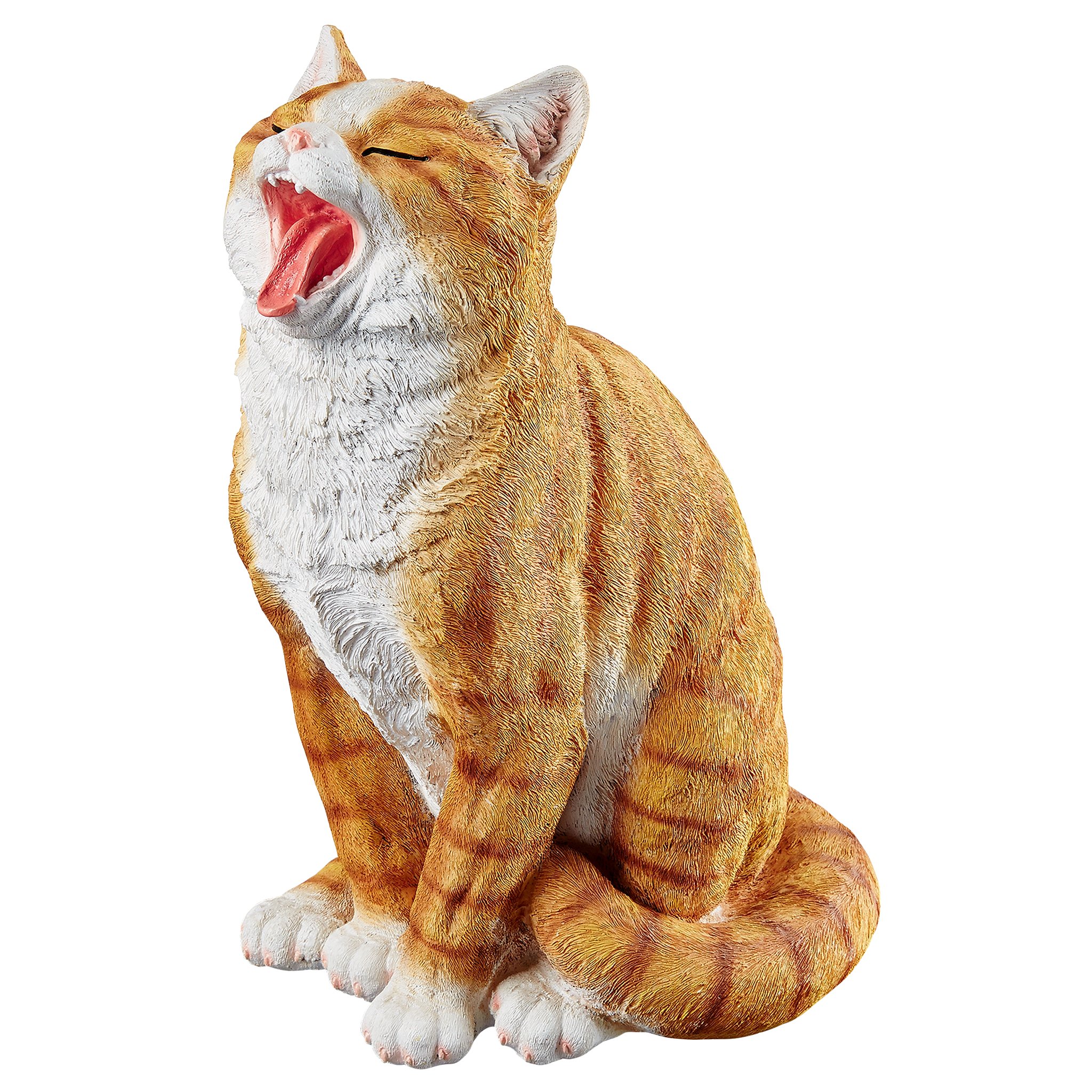 Design Toscano Lazy Daze Kitty Yawning Cat Statue