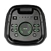 Ibiza WAVE8 8 inç (20,3 cm) Çift Woofer’lı Hoparlör, 600W, Bluetooth, USB/microSD, WAVE LED Efekti, TWS Kablosuz Bağlantı, Siyah