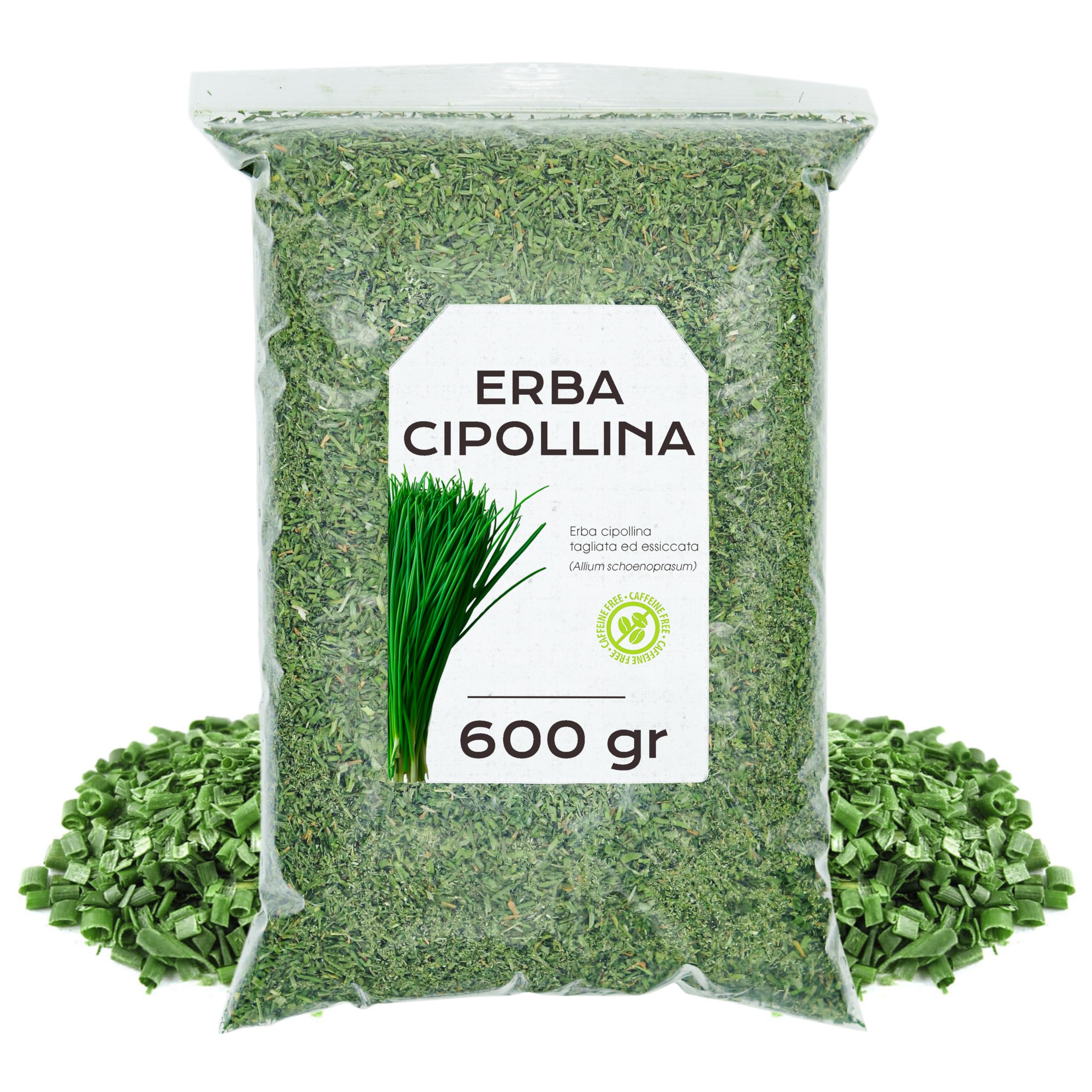 Erba Cipollina 600 gr - Cipollina Essiccata - Cipolline Sfuso - Erbe Naturali (600 gr)