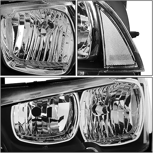 Miniatura 4 de DNA MOTORING HL-OH-CHA11-BK-AM - Faros delanteros de esquina color ámbar compatibles con Dodge Charger 11-14
