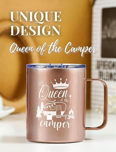Miniatura 2 de Onebttl Queen of the Camper RV Regalos para mujeres, accesorios para cámper para interior, taza de café, para caravana, remolque, furgoneta, vida de