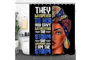 Afro Shower Curtain Bathroom Set