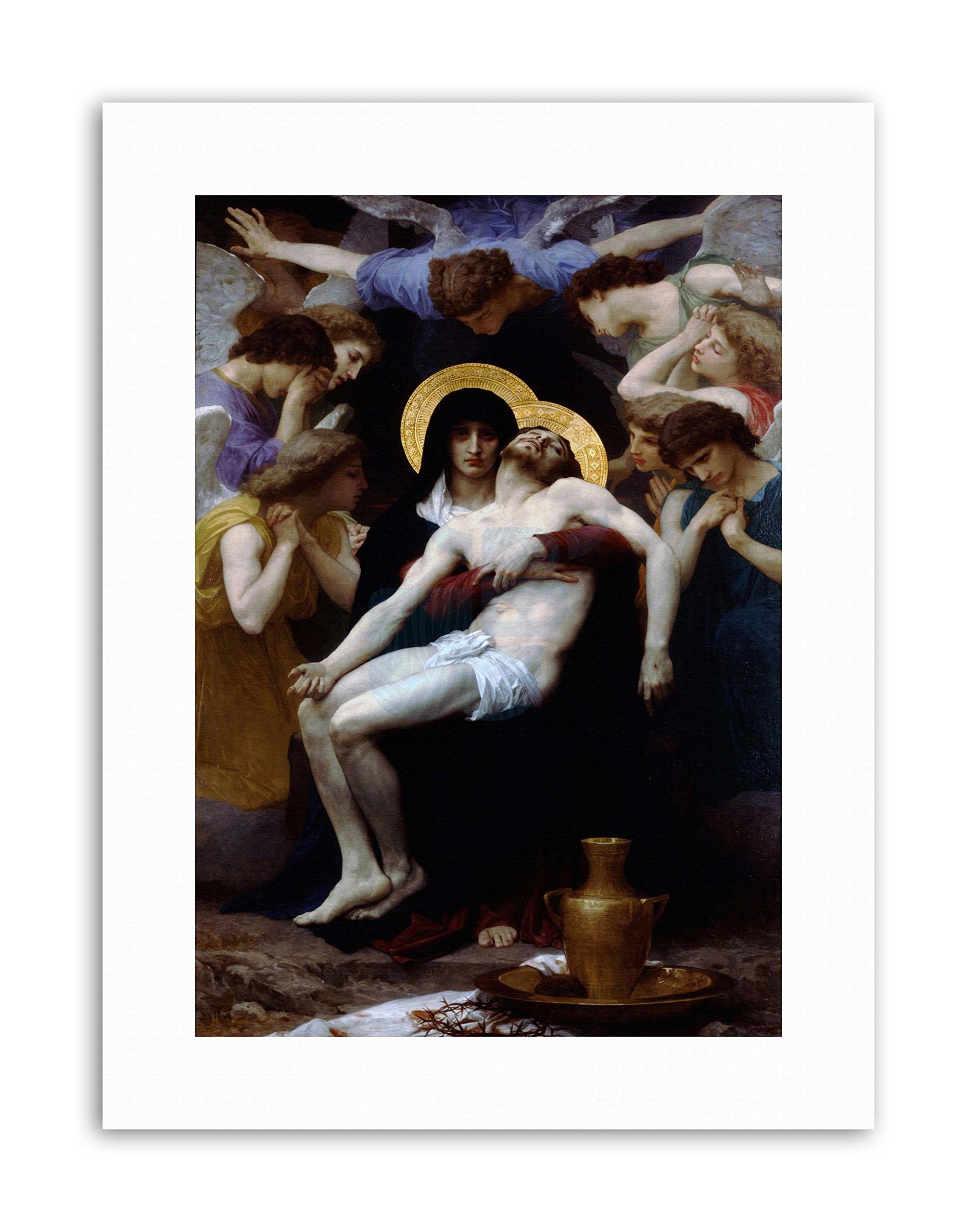 Wee Blue Coo William Olphe Bouguereau Pieta Old Master Canvas Art Print