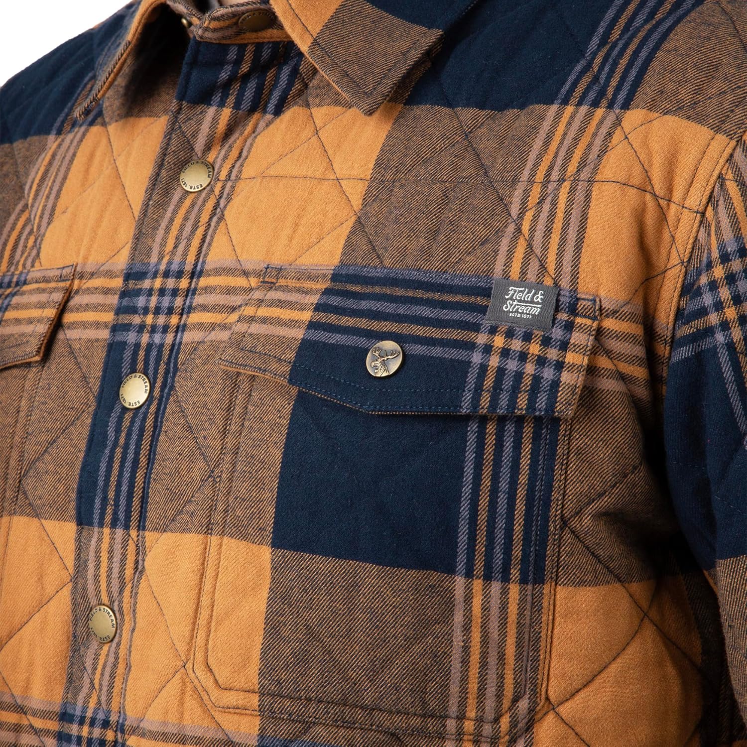 Field & Stream mens Tinkhamtown Quited Shirt Jacket - Image 4