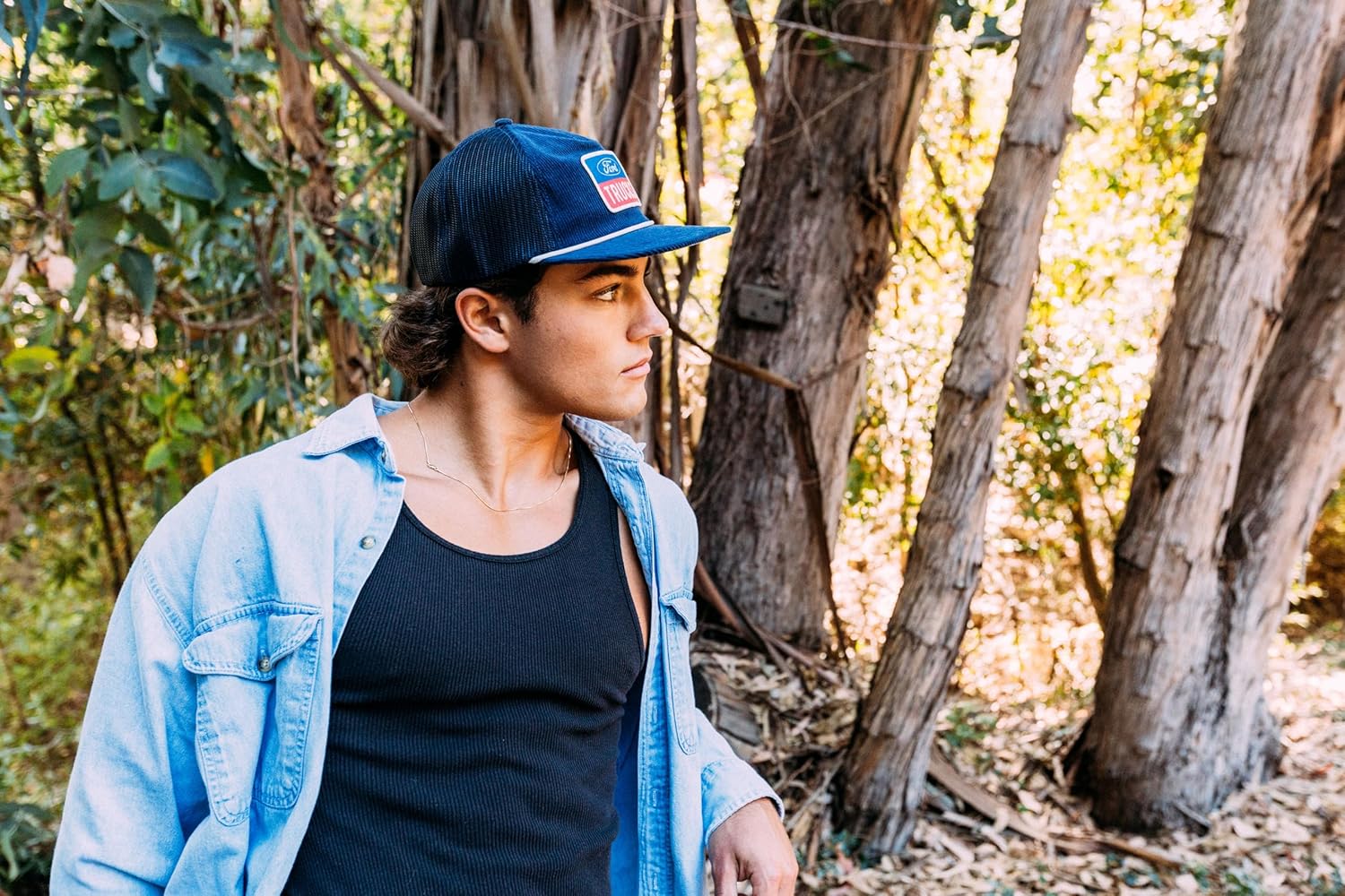 AMERICAN NEEDLE Ford Motors Patch Unisex Adjustable Snapback Baseball Hat