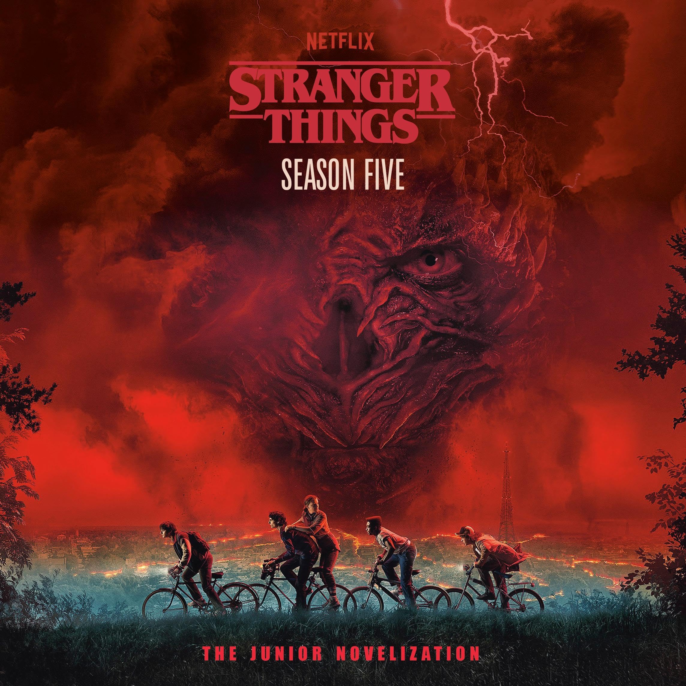 Cover art for Stranger Things, Season Five: The Junior Novelization