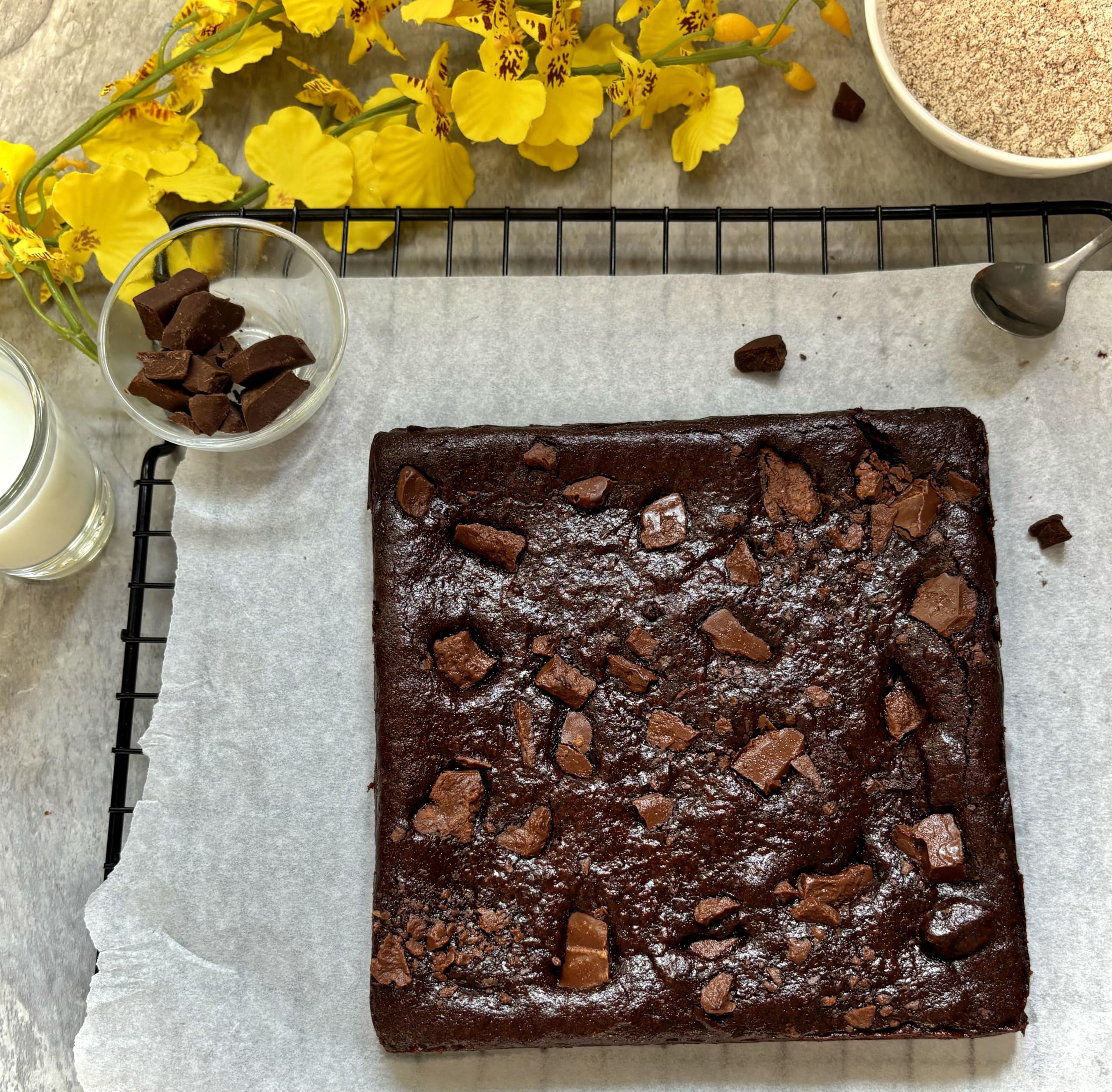 CalorieMinus' Millet Double Chocolate Brownie | Gluten-free | Sugar-free chocolate | Khandsari Sweetened | Pack of 4-320 gms approx-image-43