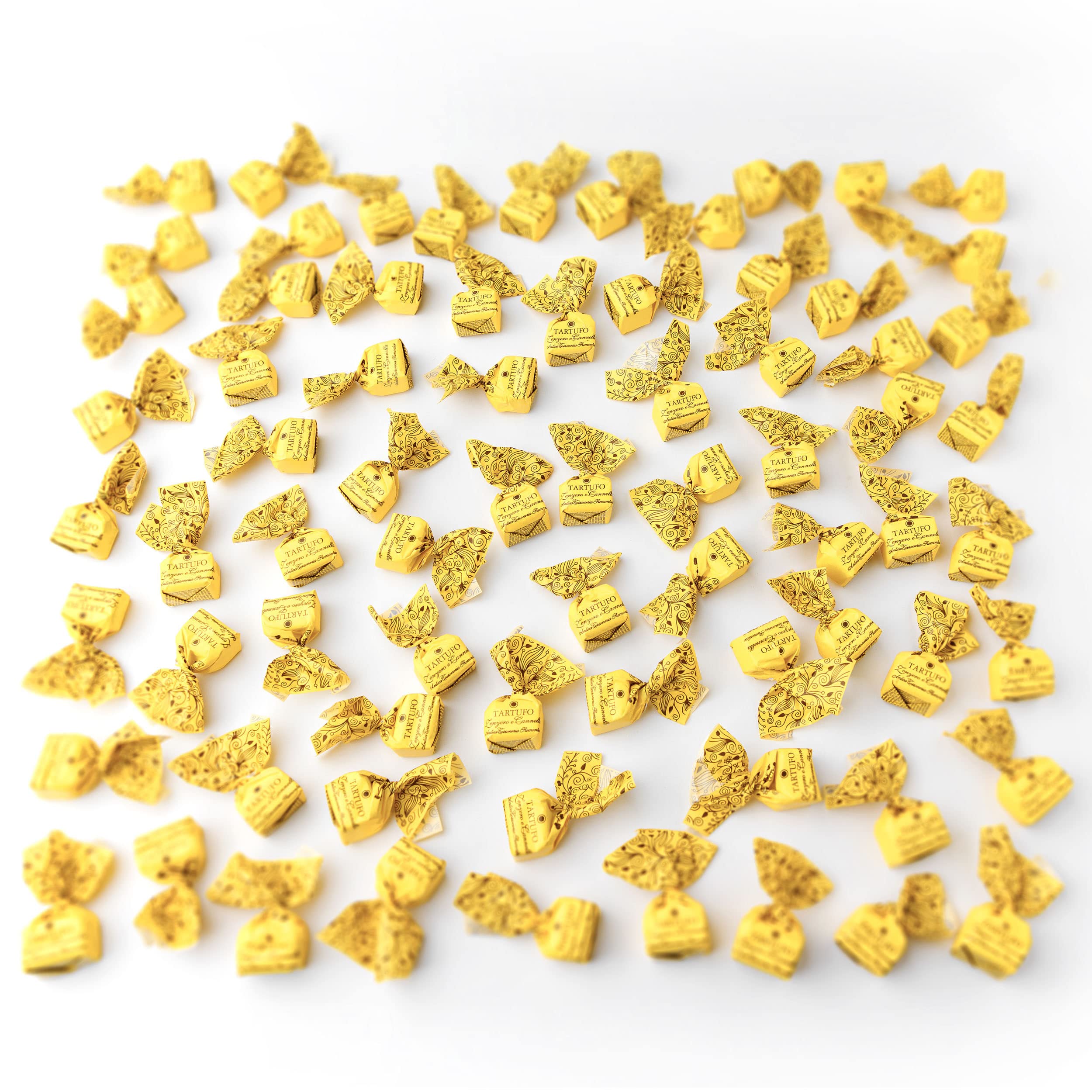 GUSTONE. Tartufi Dolci Zenzero e Cannella Antica Torroneria Piemontese 1kg | Trüffel-Praline Zartbitterschokolade Ingwer Zimt, Schokoladentrüffel, über 135 Jahre Erfahrung, glutenfrei