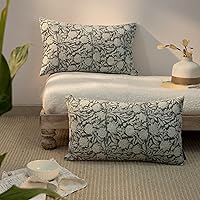 Vista 10 de Juego de 2 fundas de almohada decorativas (marrón ladrillo, 18 x 18 pulgadas (paquete de 2))