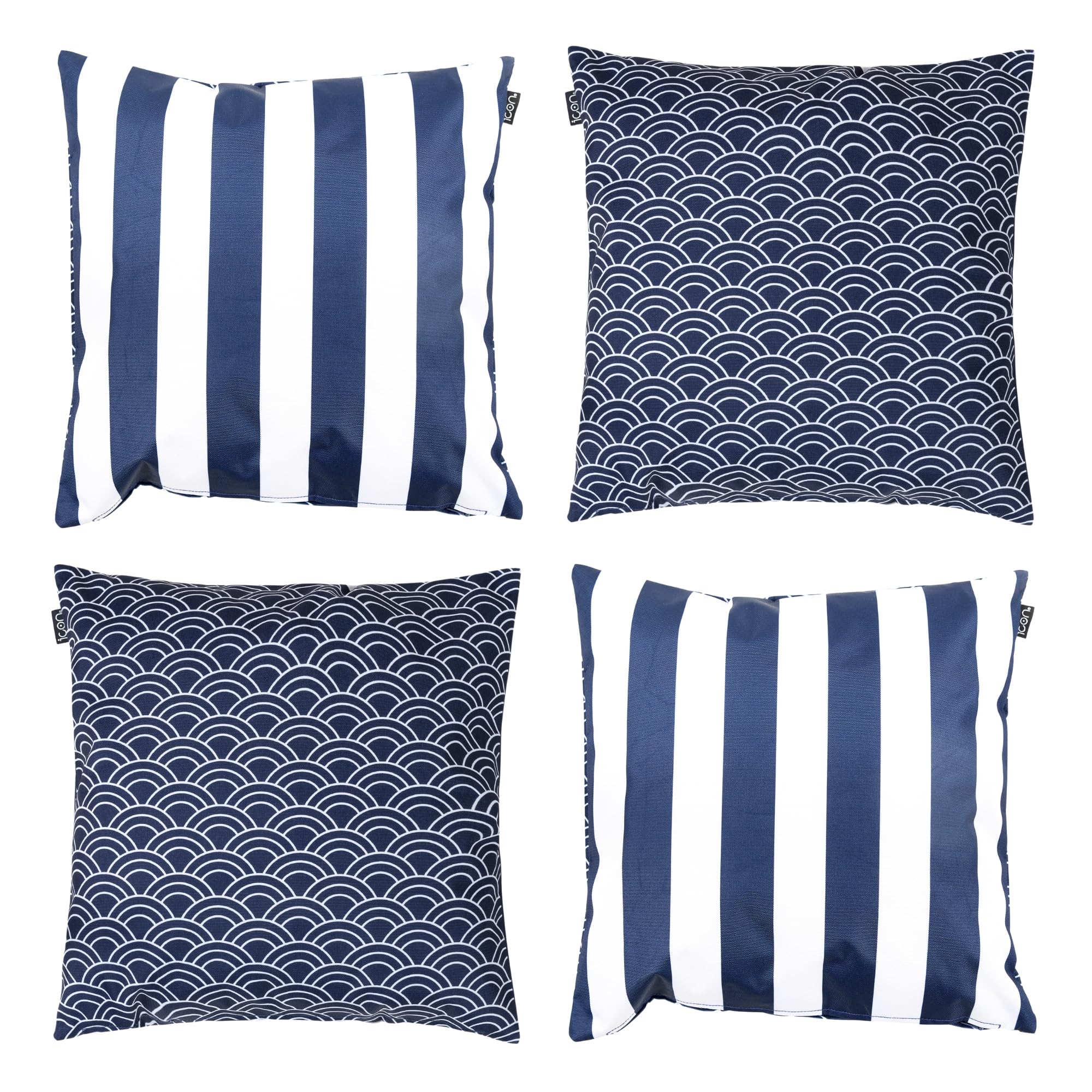 ICON Cushion Navy 43 cm x 43 cm