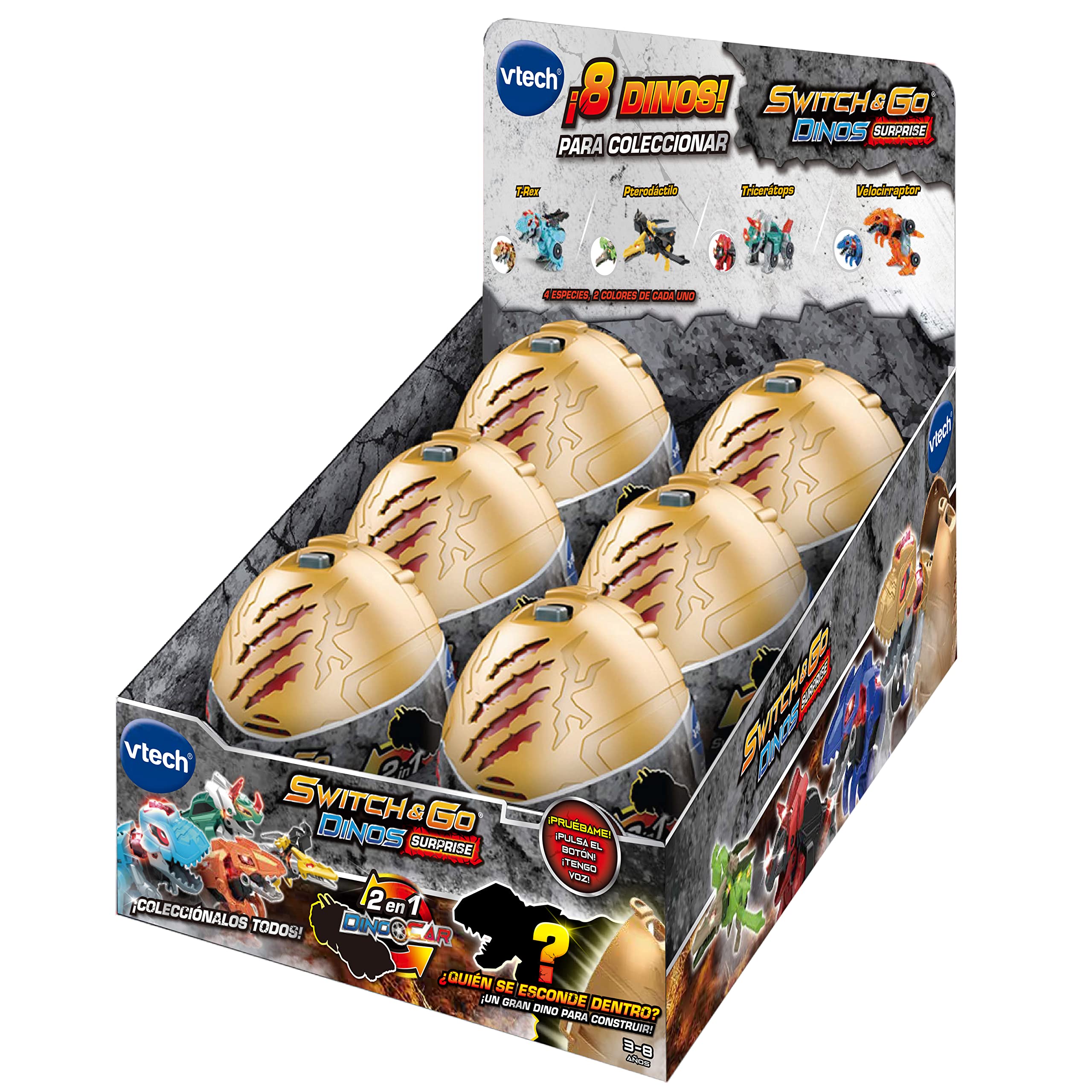VTech 3480-422522 Switch&Go Dinos Assorted Surprise (8 mod. Different), (Nur 1 Gesendet), Small - Image 4