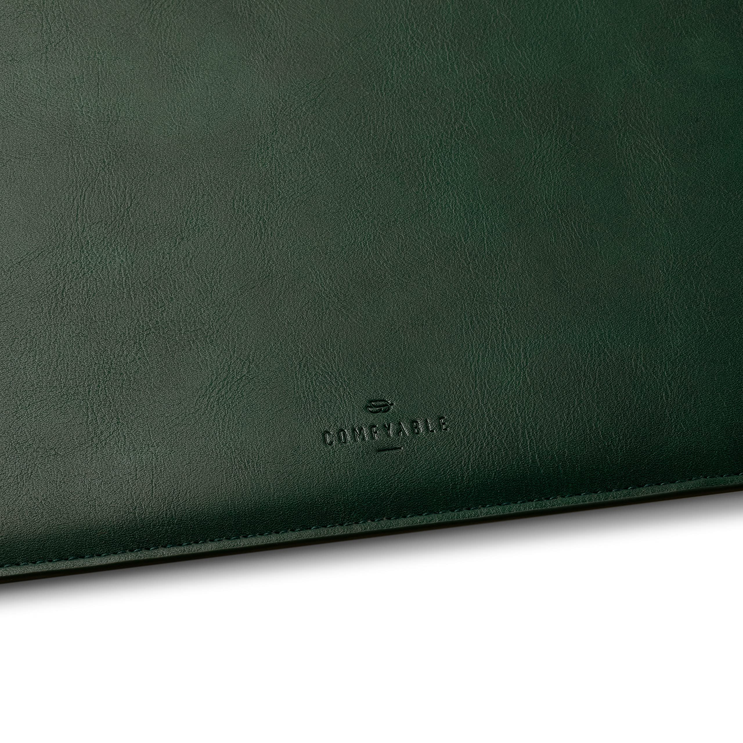 Comfyable custodia laptop 13 pollici compatibile con MacBook Air 13 M5 2026 A3449 M4 M3 M2 M1, MacBook Pro 13 2022-2016, MacBook Neo A18, sleeve MacBook slim in similpelle, Verde Sequoia