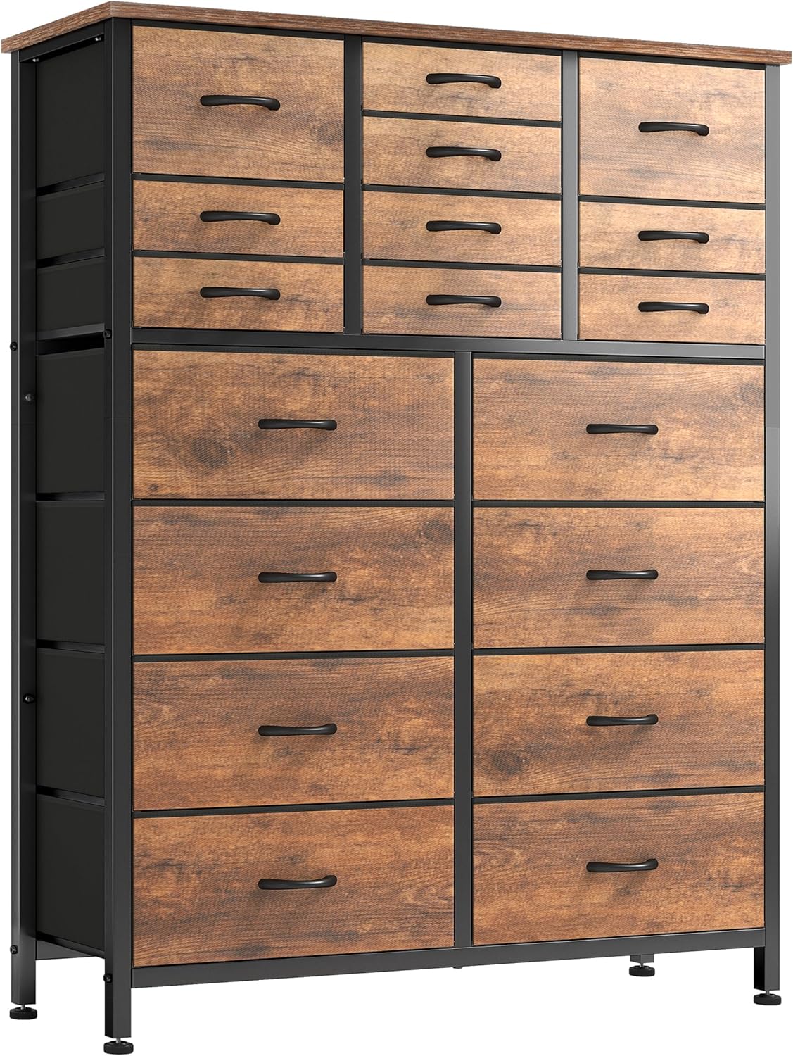 Lulive 18 Drawer Dresser, Tall Dressers for Bedroom, Large Capacity Fabric Dresser