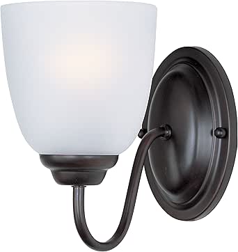 Maxim Stefan-One Light Wall Sconce in Contemporary Style-5 Inches Wide by 8 inches high-Oil Rubbed Bronze Finish