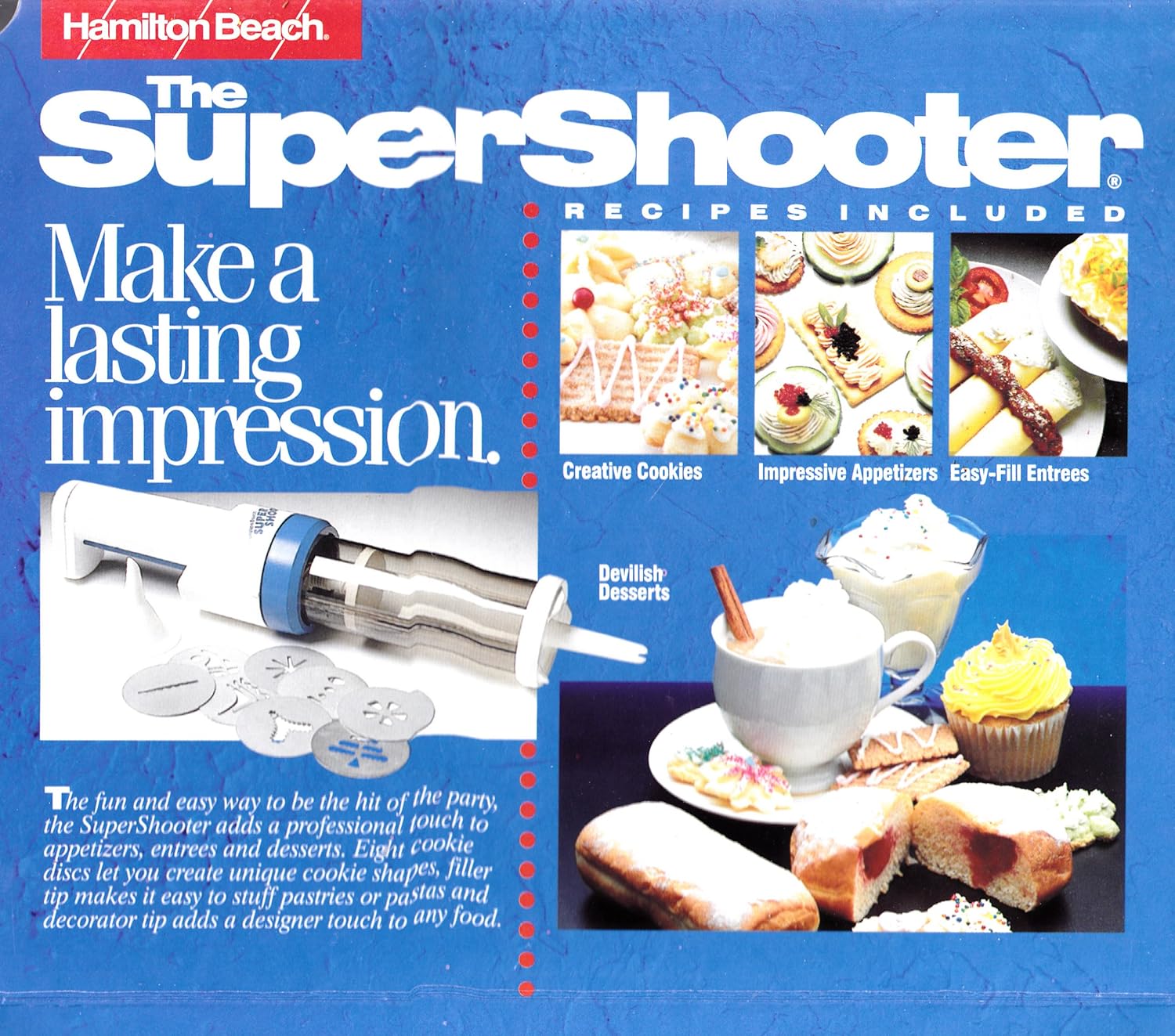 Hamilton Beach Super Shooter Cordless Cookie Press and Food Decorator