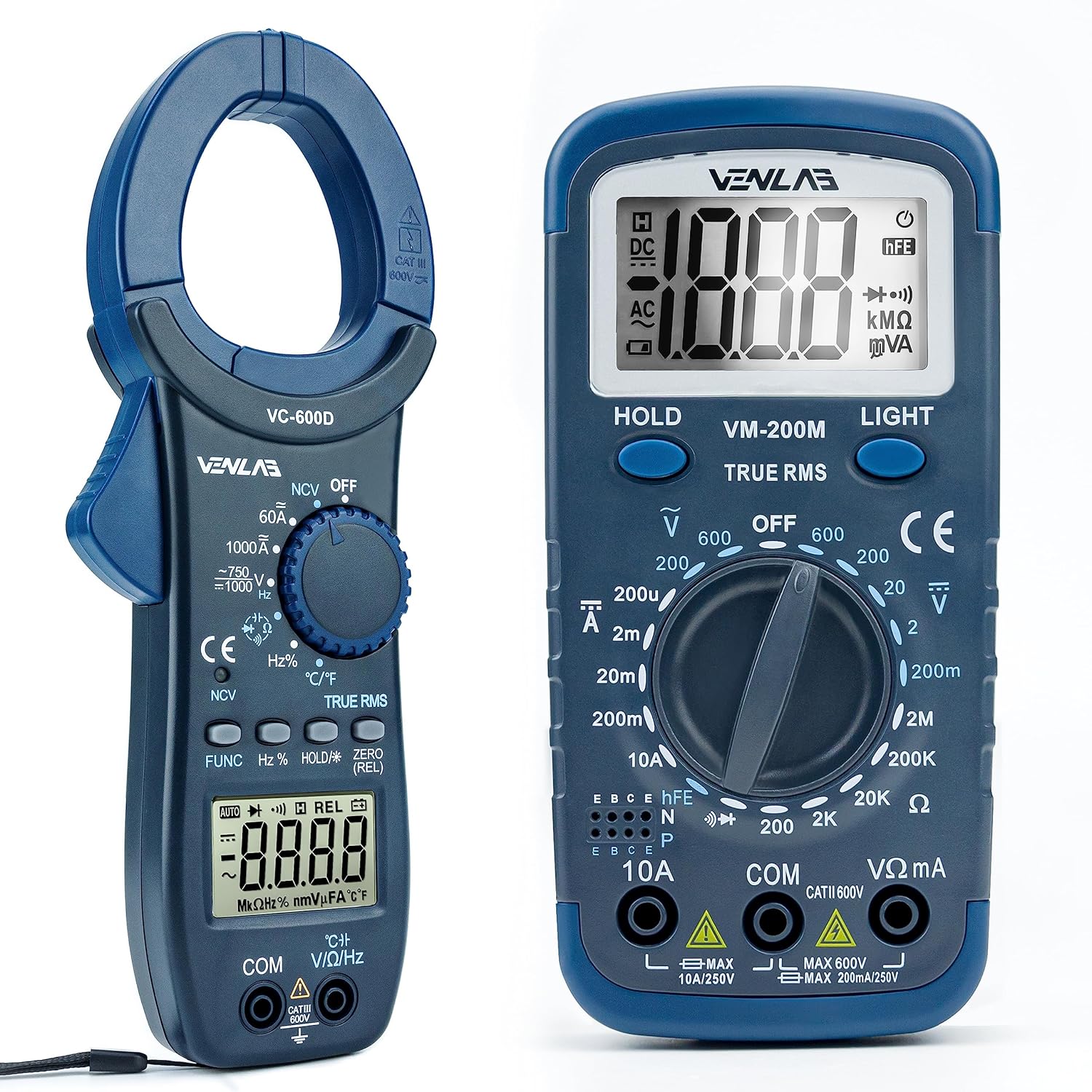 VENLAB Digital Clamp Meter Digital Multimeter Industrial