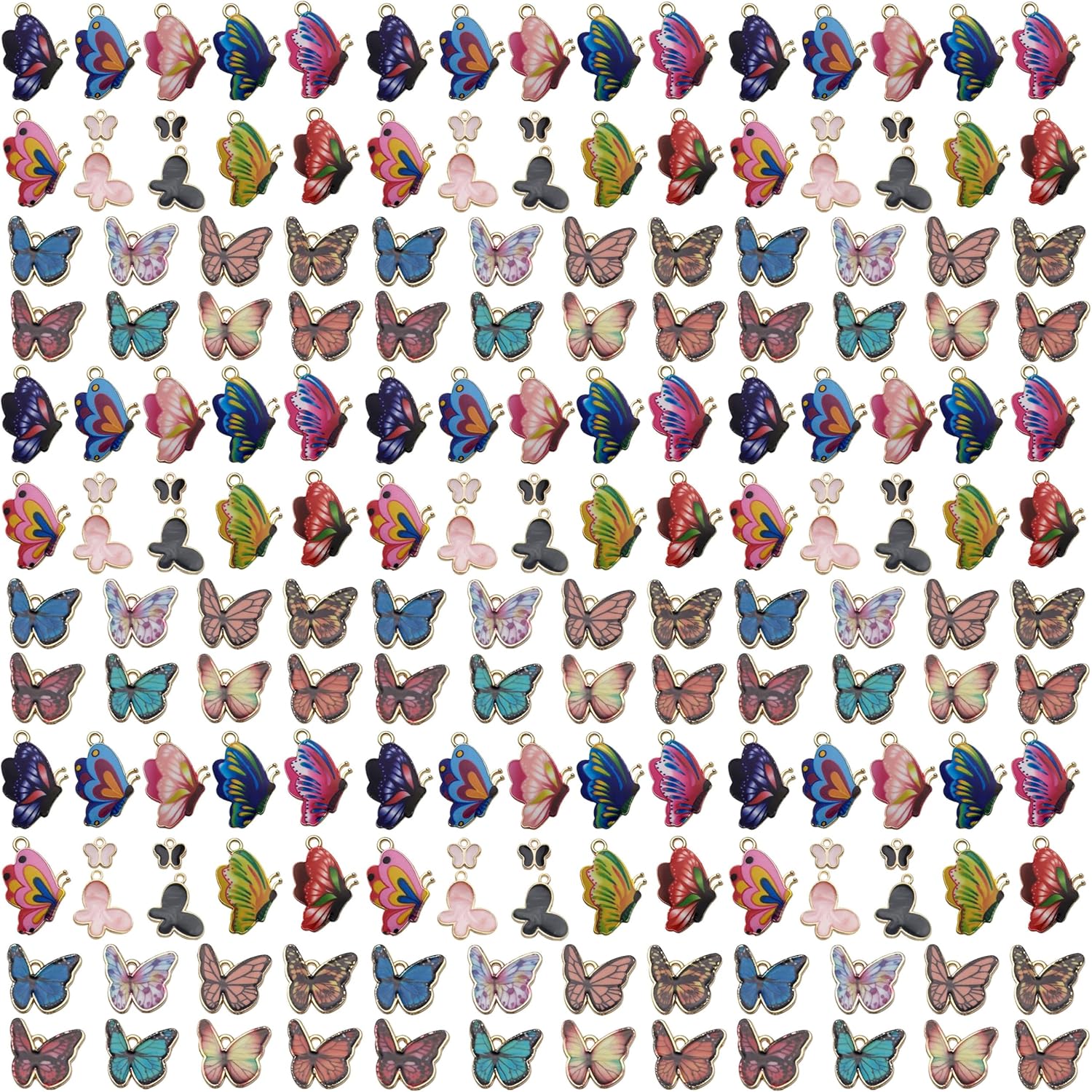 60-Piece Tea Theme Charm Set - Alloy Pendants For Jewelry Making & Keychains